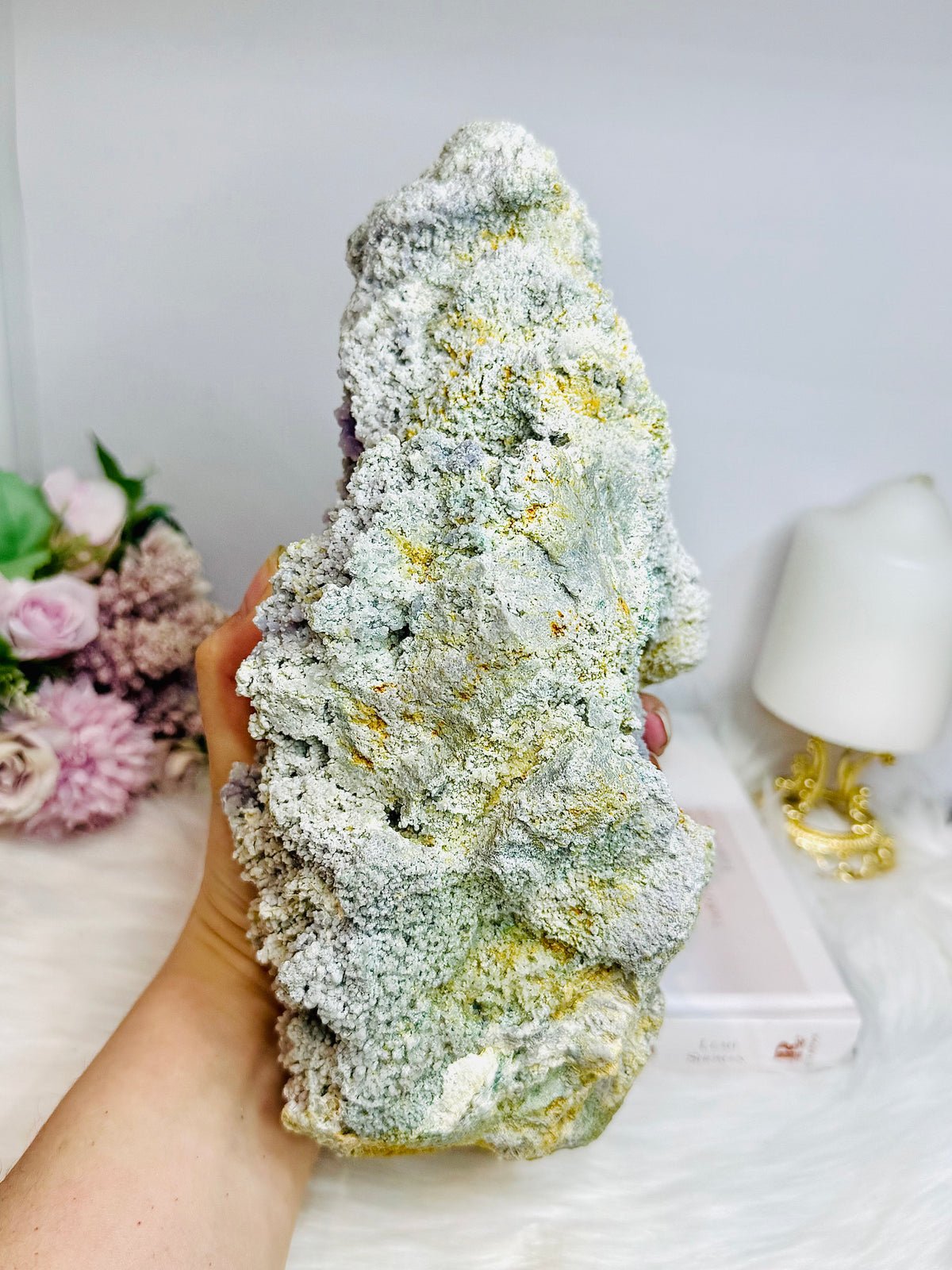 Huge Natural Grape Agate | Purple Chalcedony Specimen 26cm 2.15KG