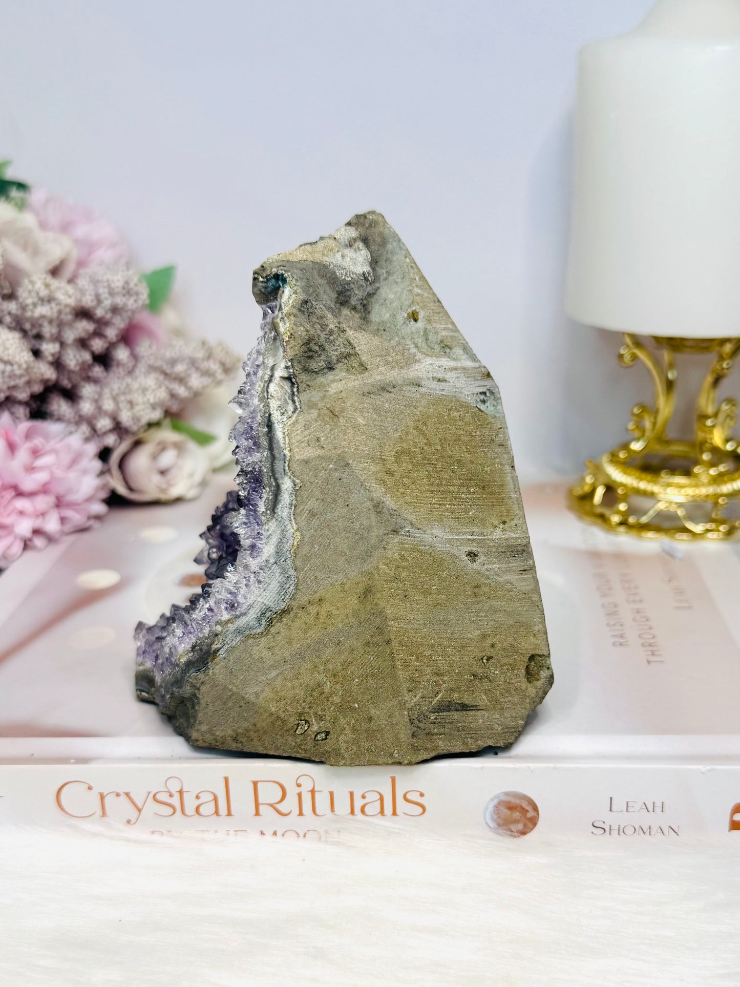 Natural Amethyst Base Cut Cluster 11cm 778g