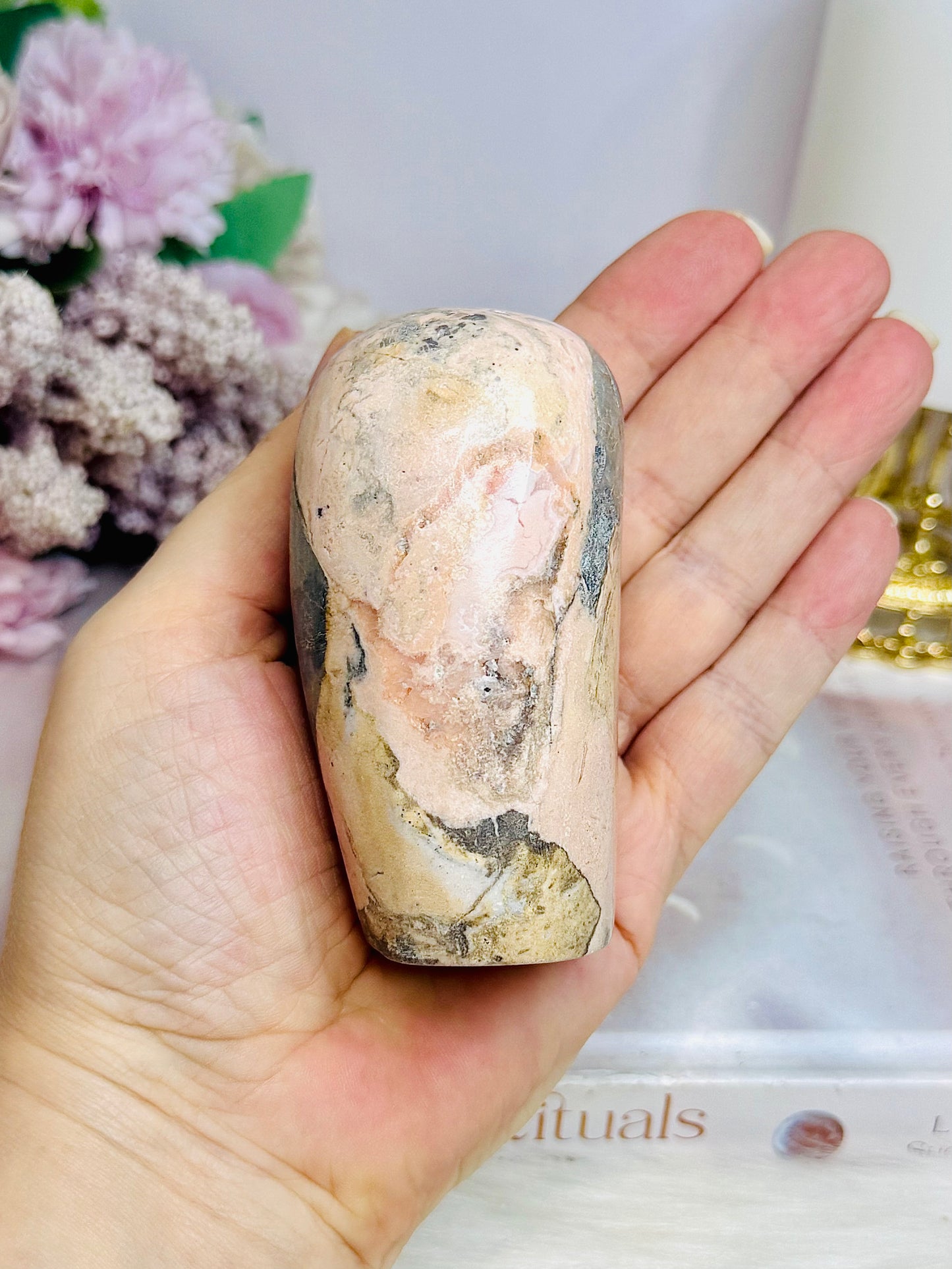 Natural Rhodochrosite Freeform 8cm 350g