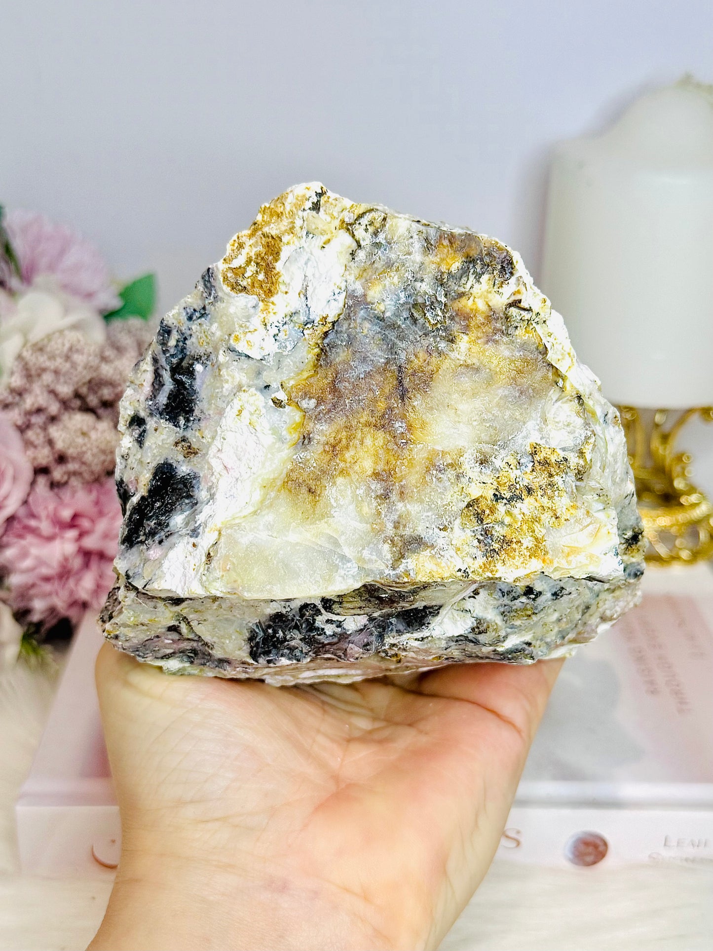 Large Chunky Natural Pink Opal Specimen 668gram