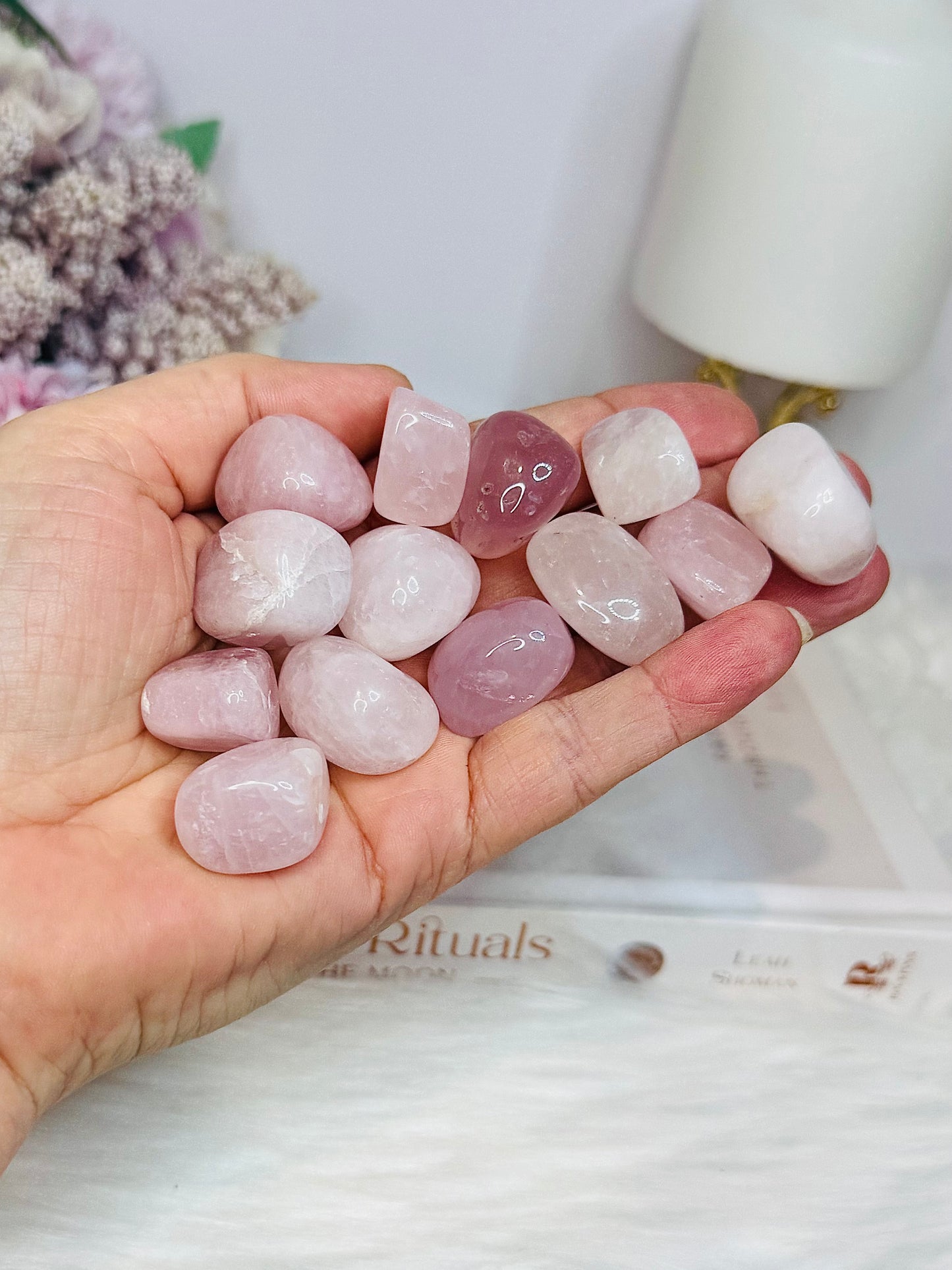 Rose Quartz Tumble Stones $3 each