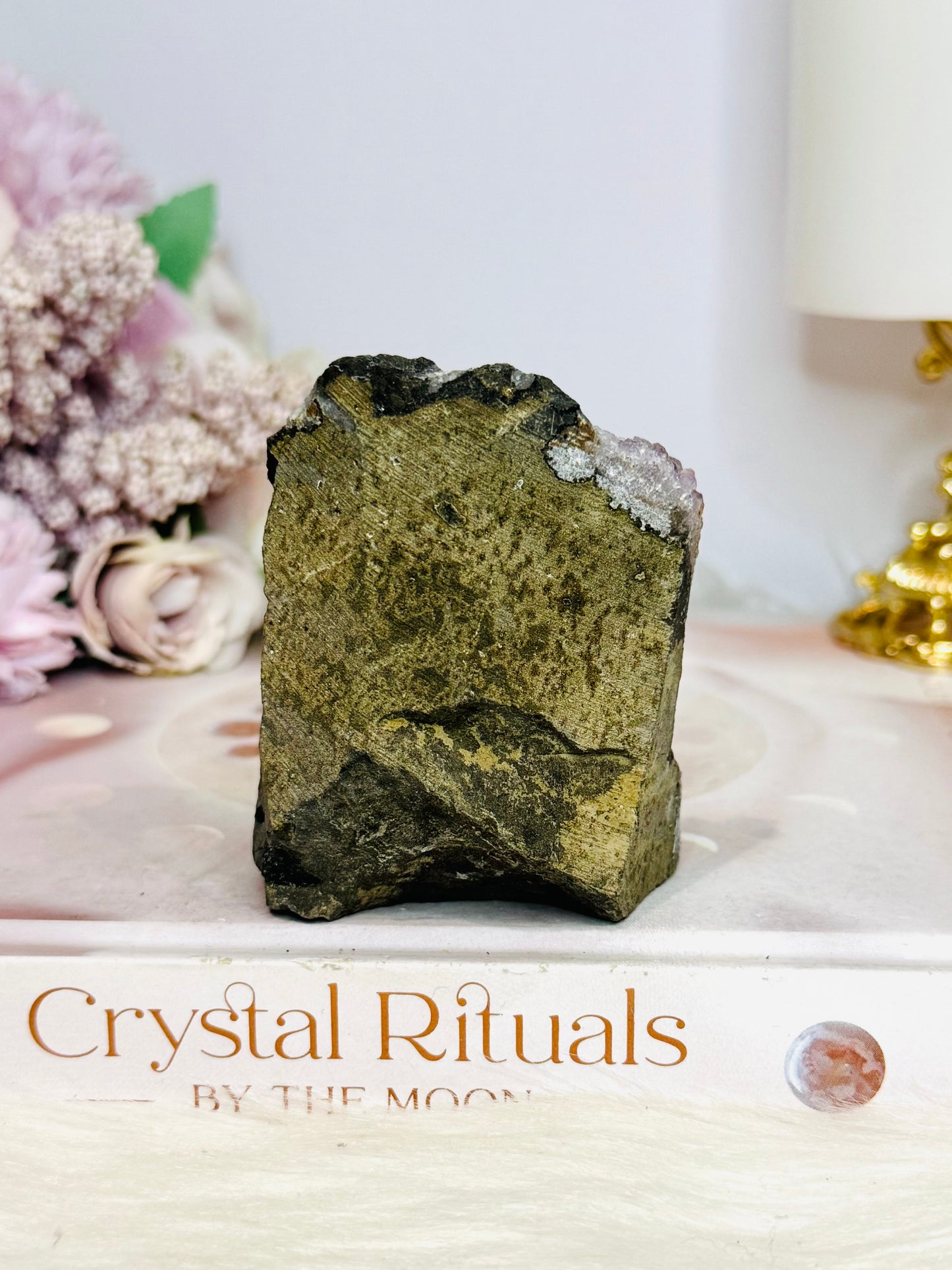 Amethyst Base Cut Cluster 7cm
