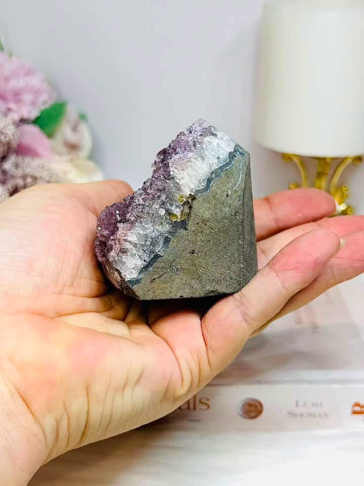 Amethyst Base Cut Cluster 155g