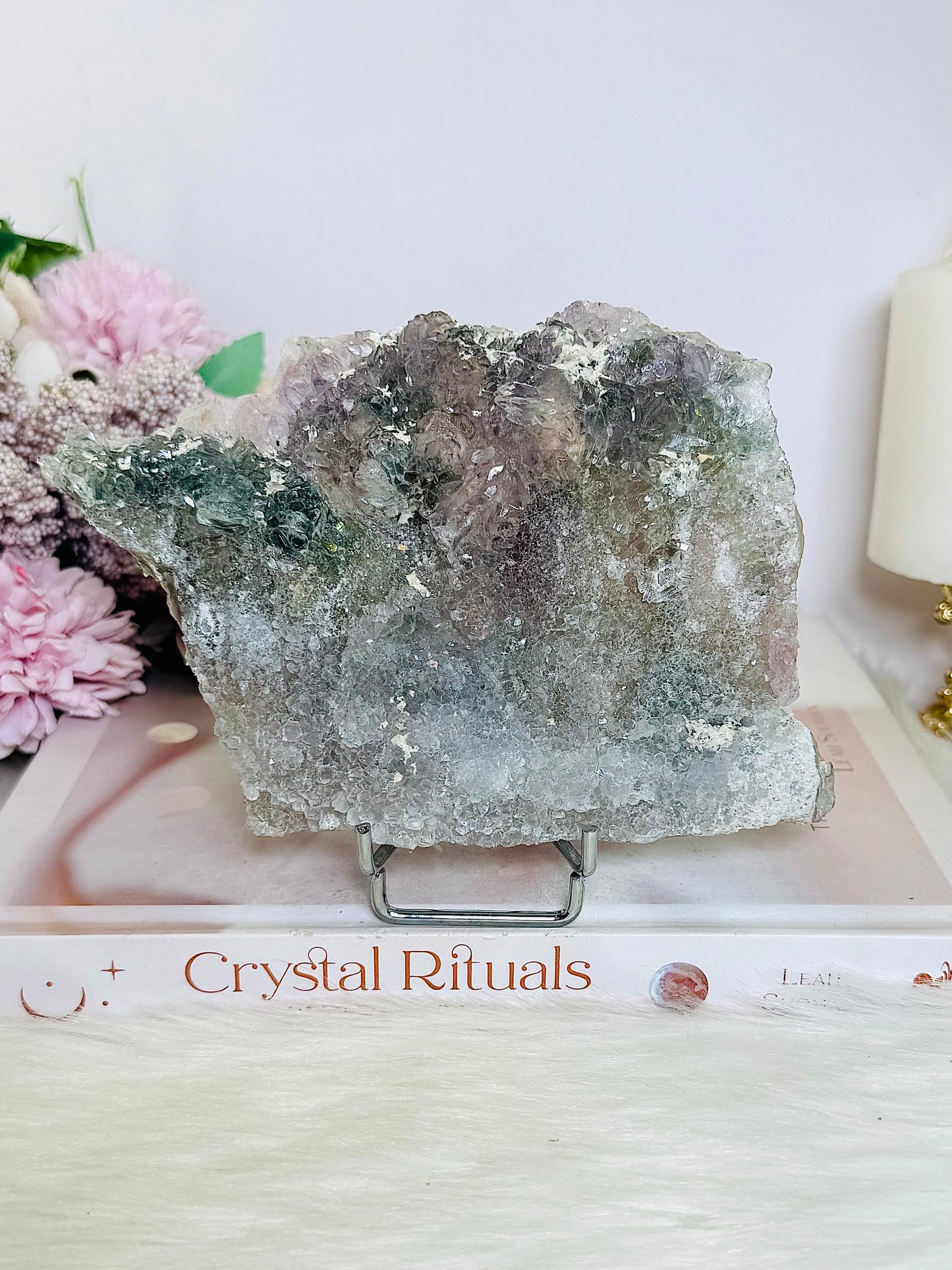 Natural Large Zeolite Slab On Stand 13cm