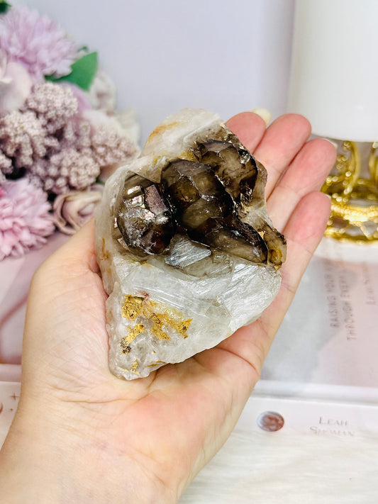 Natural Elestial Alligator Quartz Specimen 340g