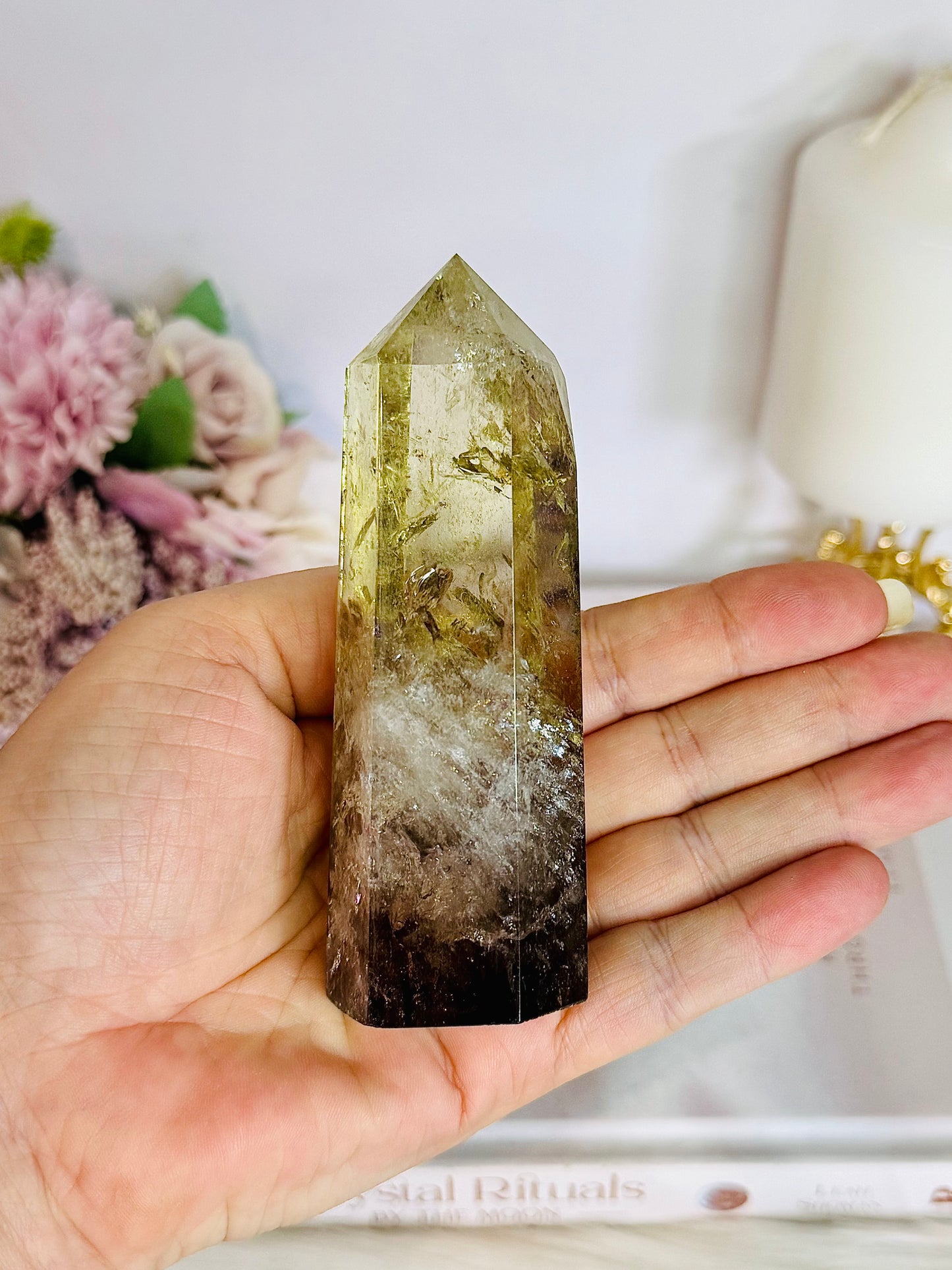 Citrine Chunky Tower 11cm