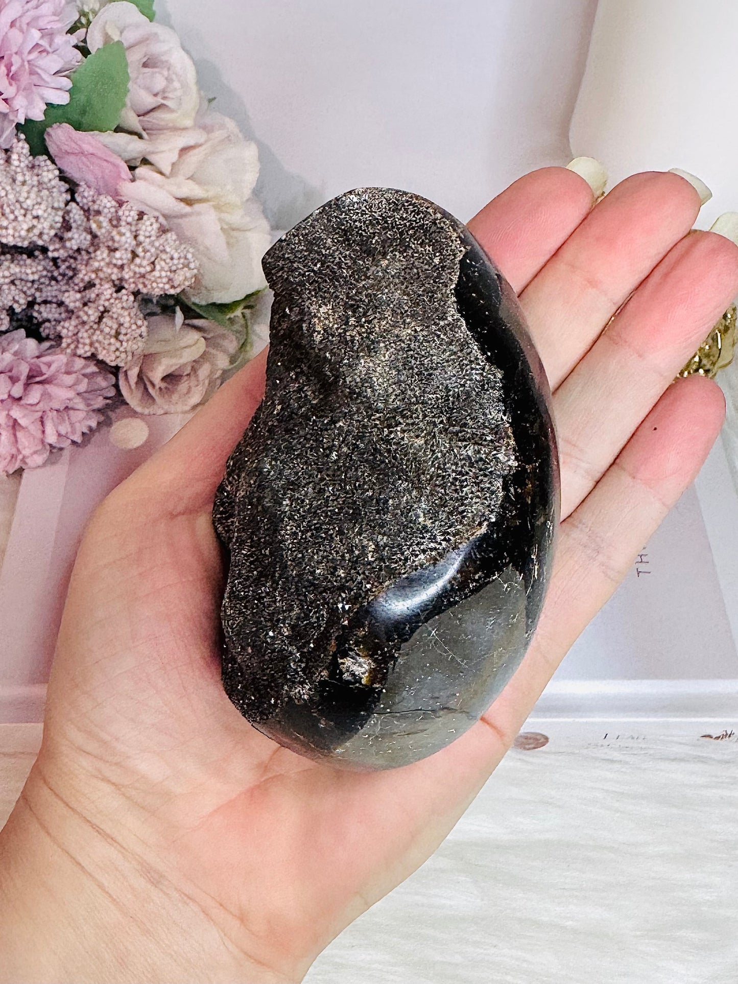 Septarian | Dragon Egg On Stand 10cm