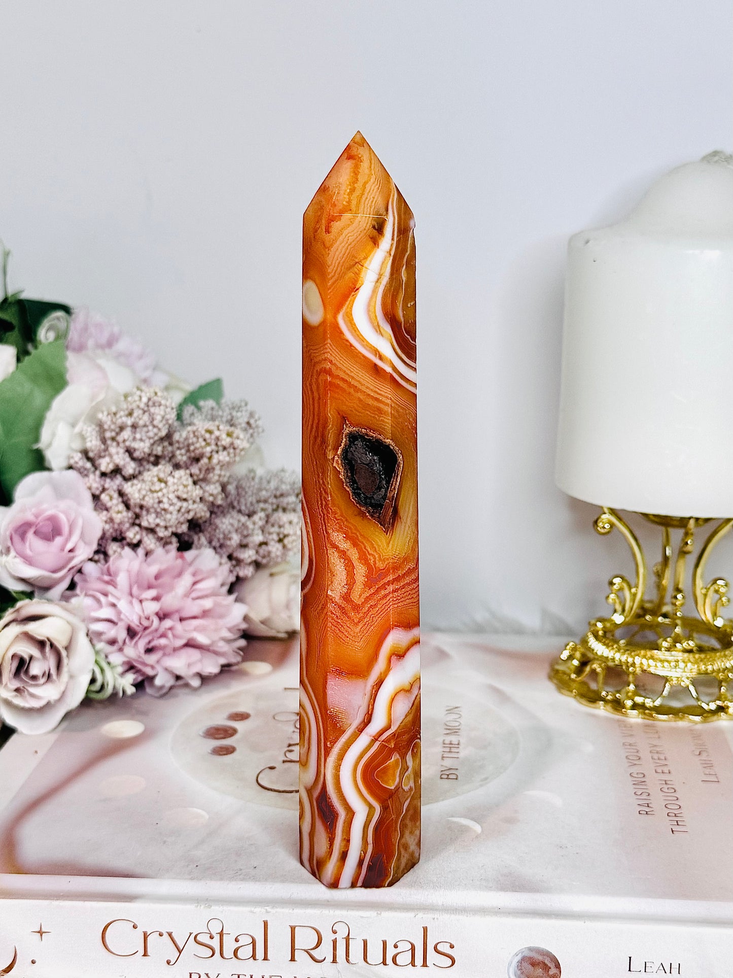 Carnelian Tower 17cm