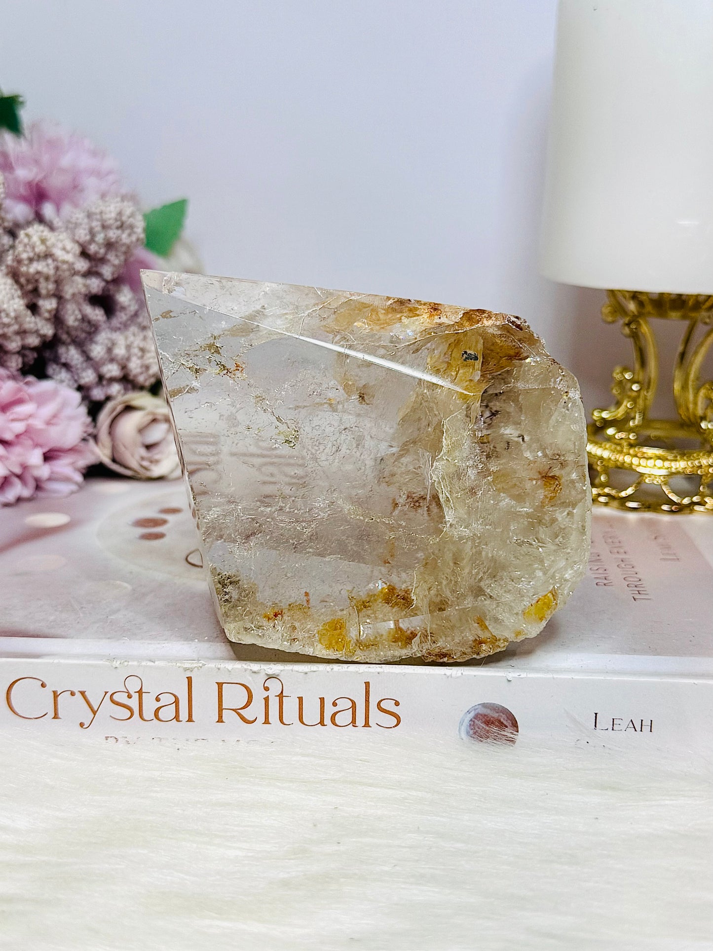 Large Natural Golden Healer In Quartz Freeform 10.5cm 375g
