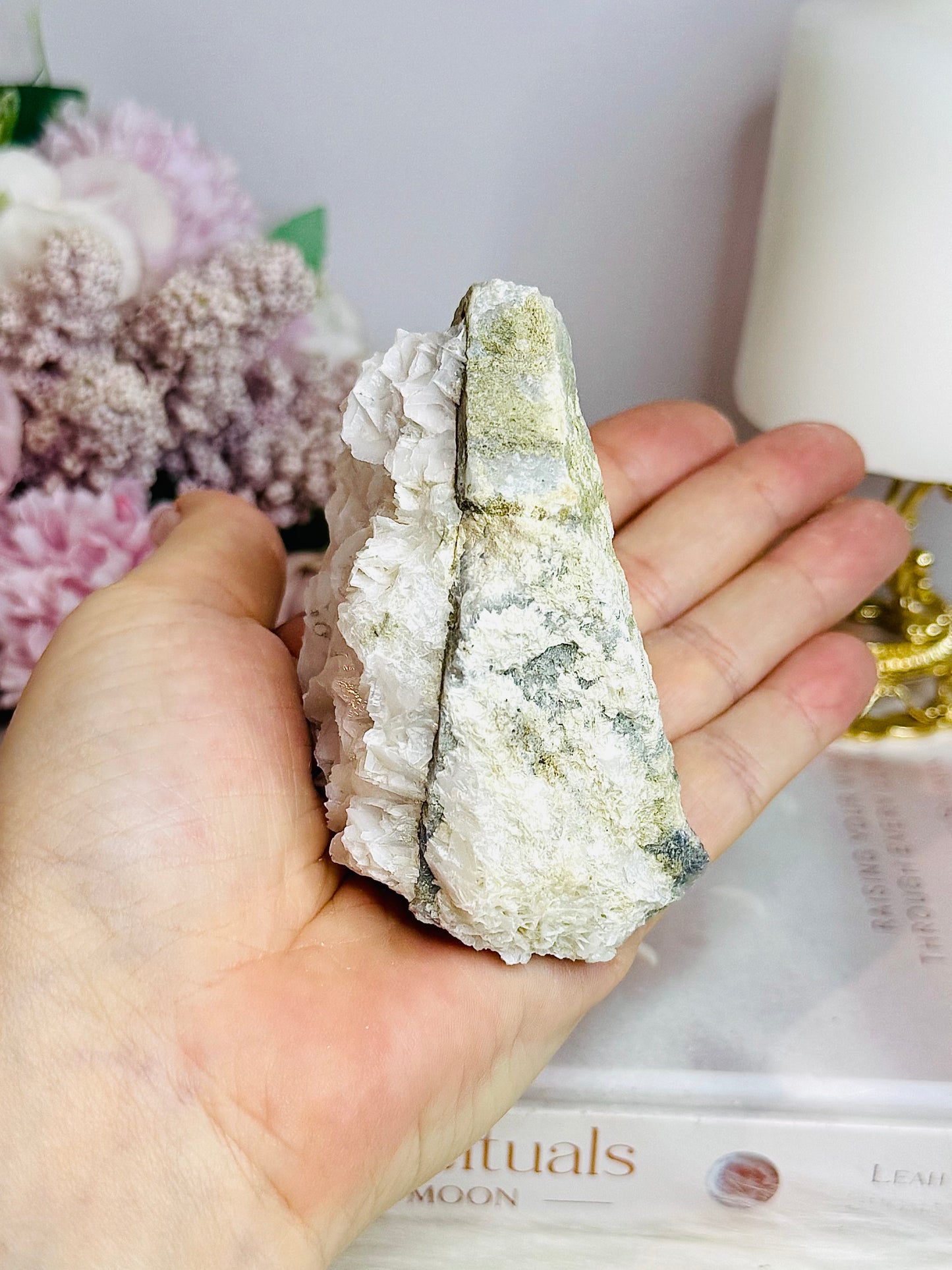 Natural Rose Calcite Specimen 230g