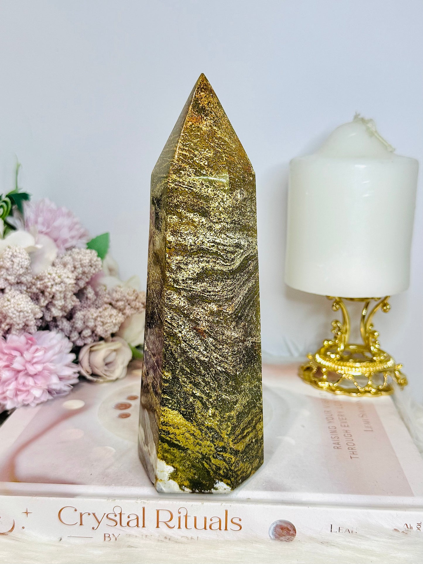 Large Ocean Jasper Tower 18cm 739g