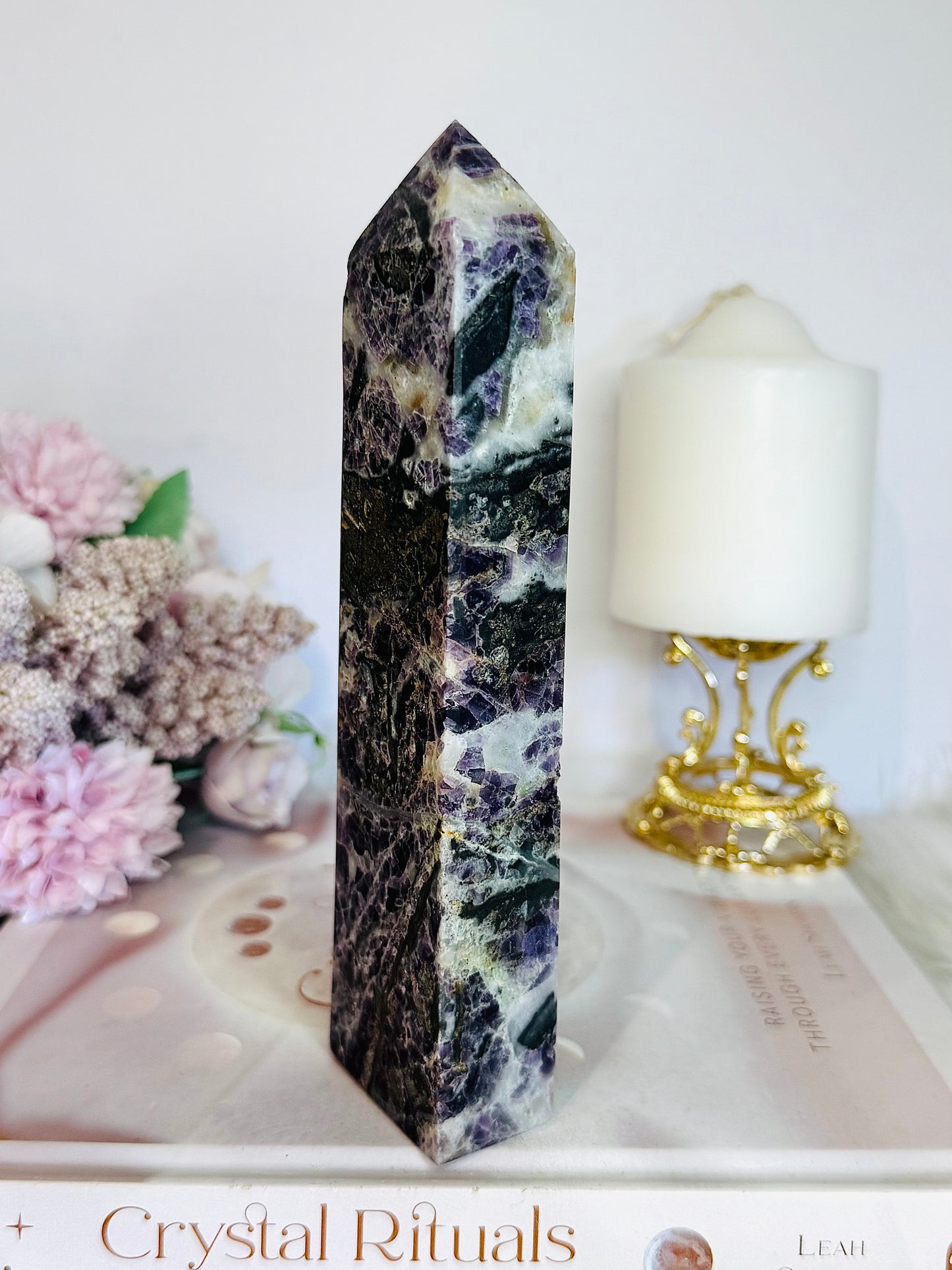 Root Fluorite Tower 18cm