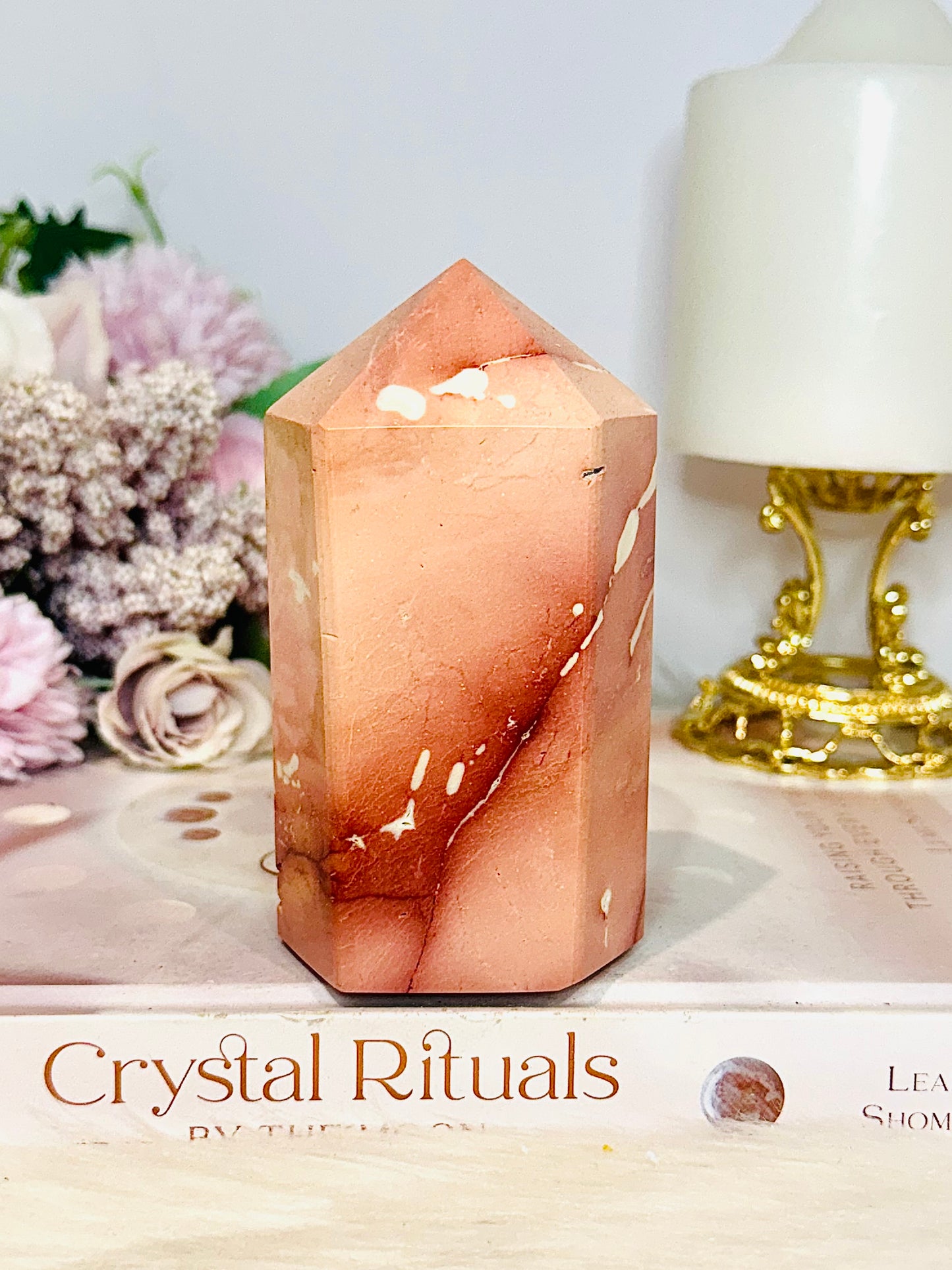 High Grade Chunky Mookaite Jasper Tower 10cm 410g