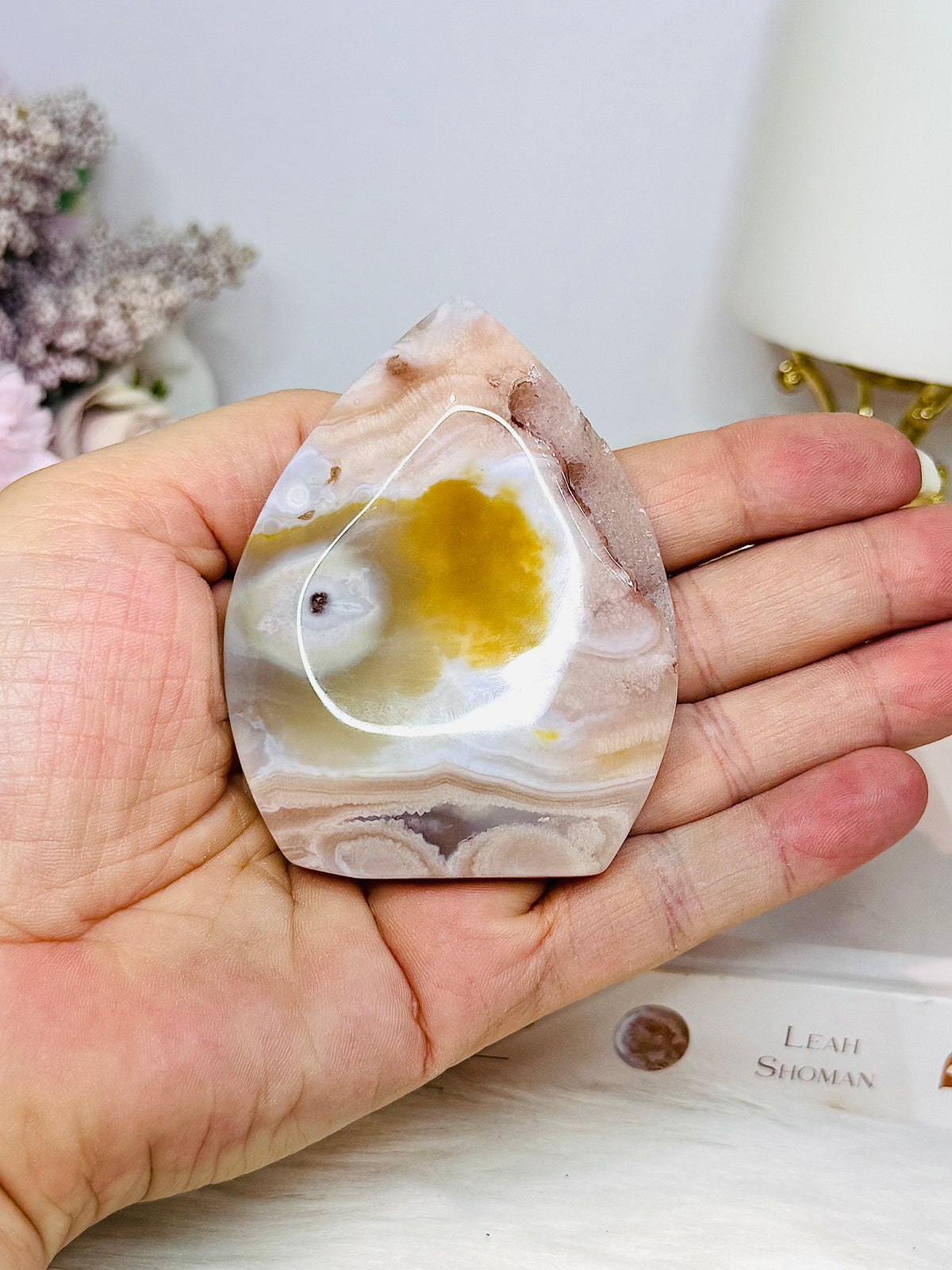 Druzy Agate Flame | Freeform 7.5cm