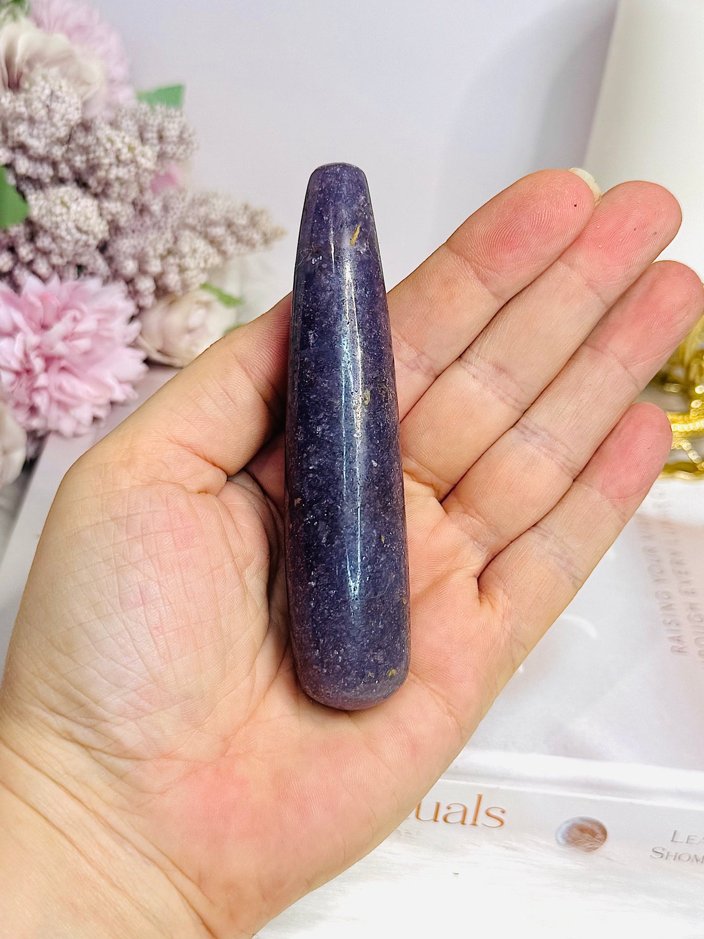 Lepidolite Massage Wand 10cm