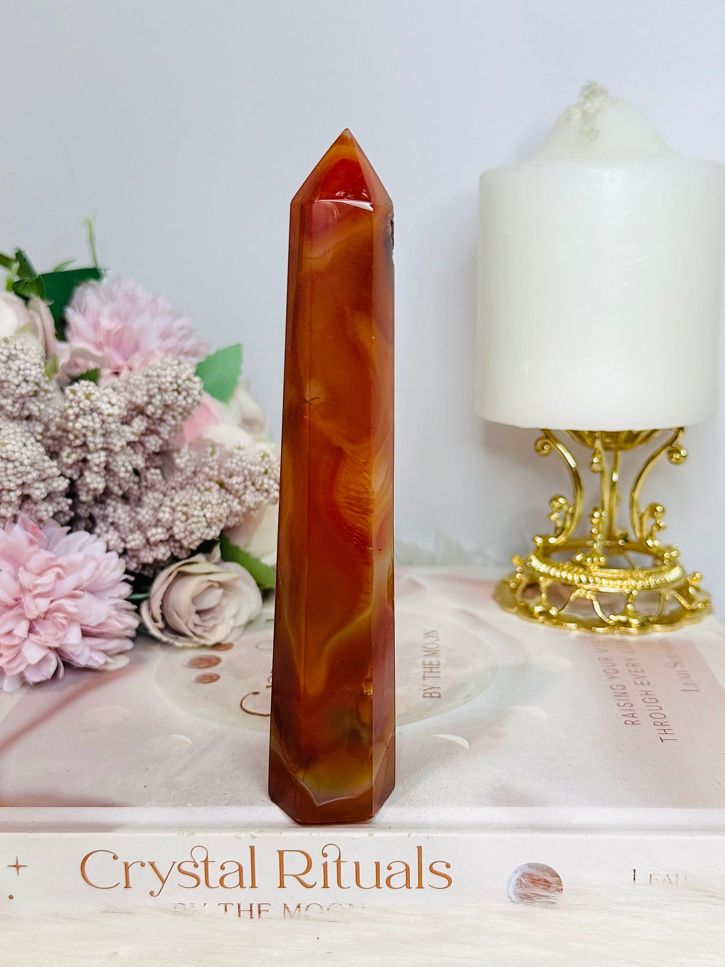 Carnelian Tower 14cm