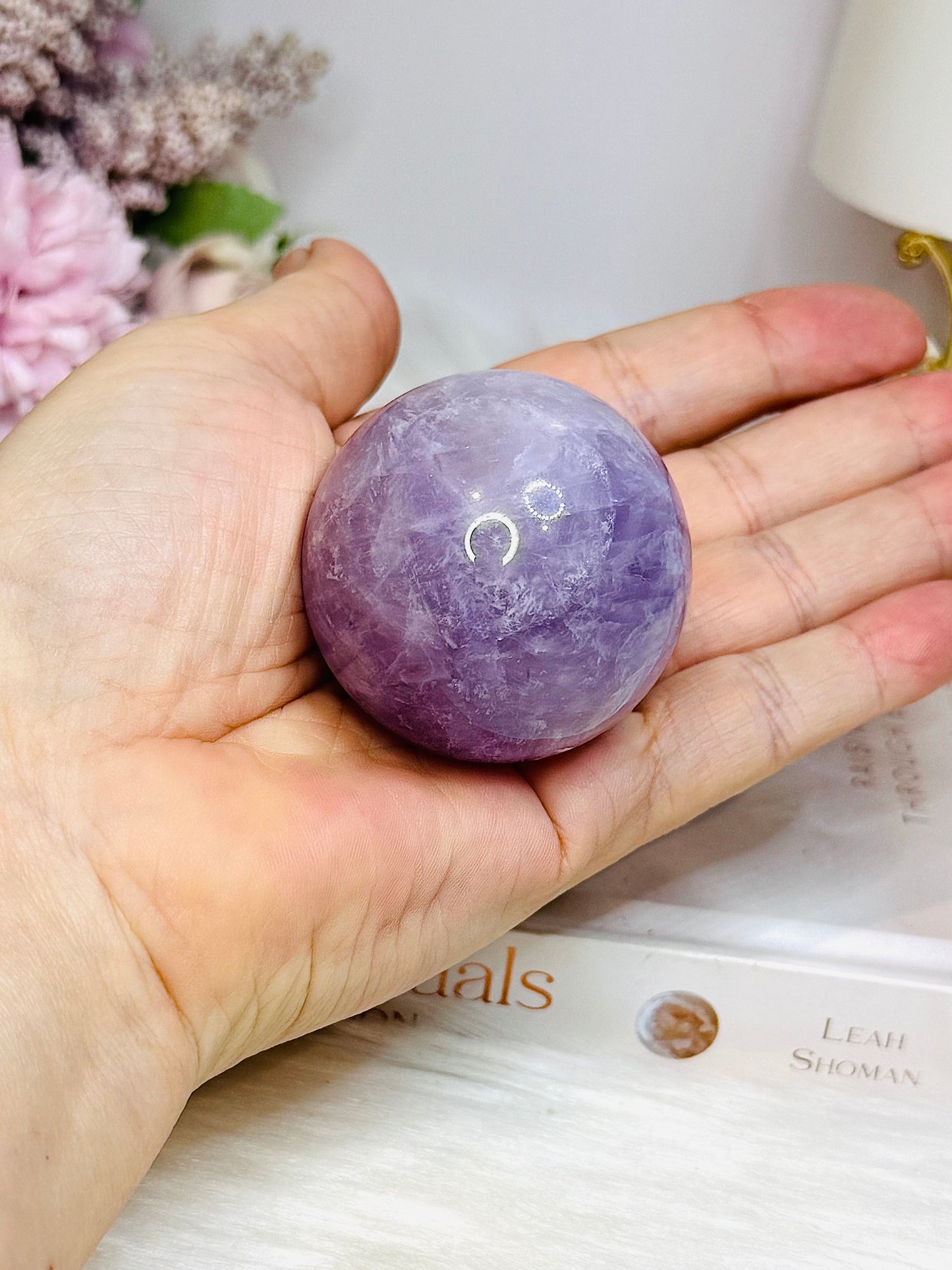 Amethyst Sphere on Stand 139g