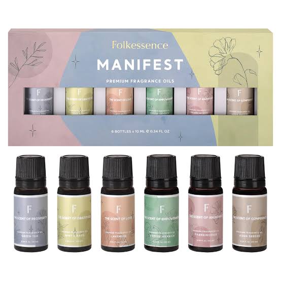 Manifest Gift Pack of Essential Oils x 6
