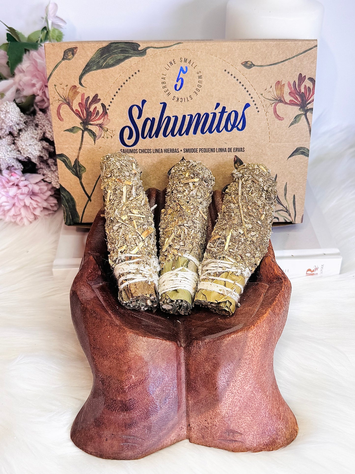 White Sage & Herb Smudge Cleansing Stick $18 each