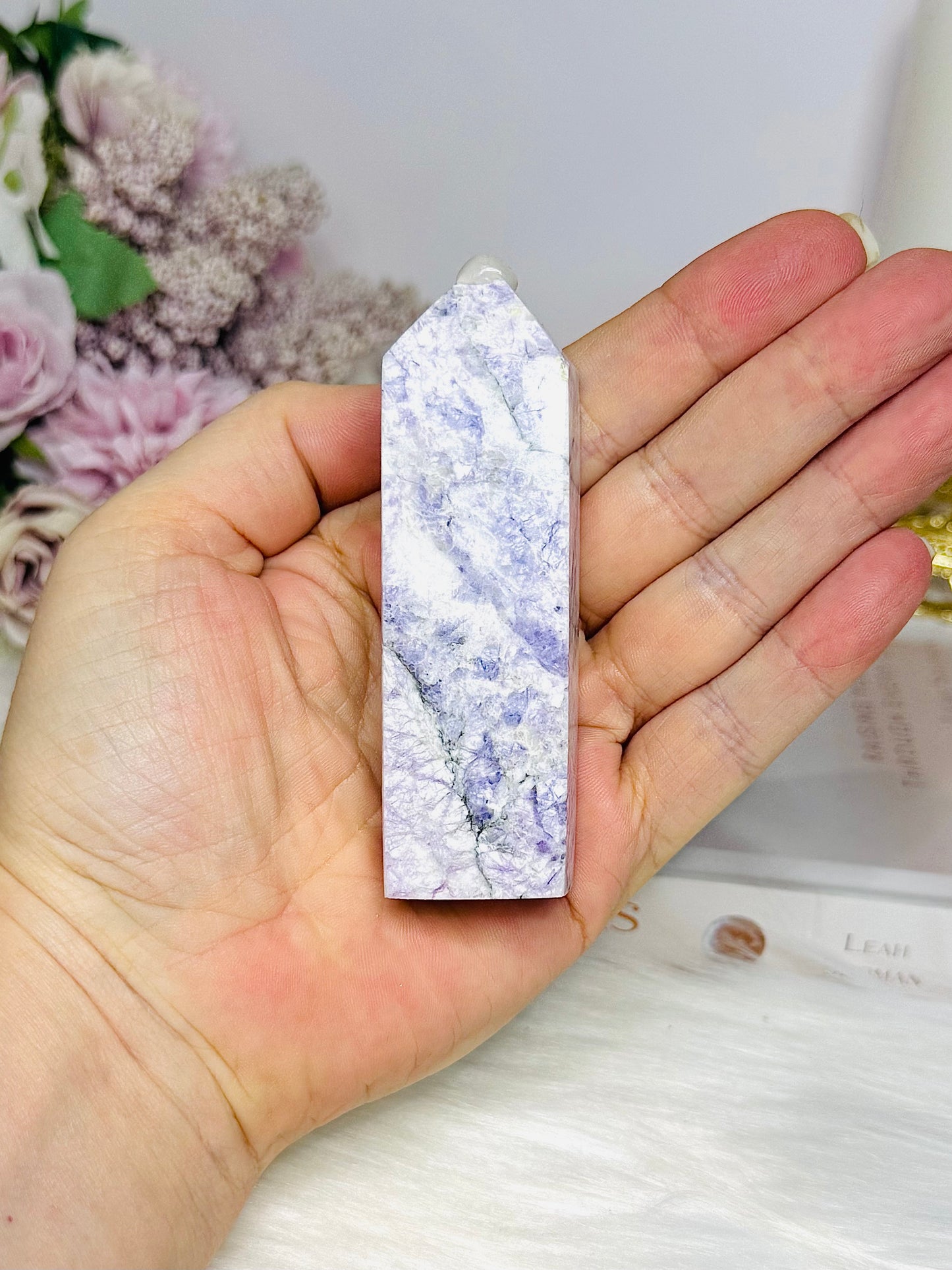 Purple Jade Tower 9cm