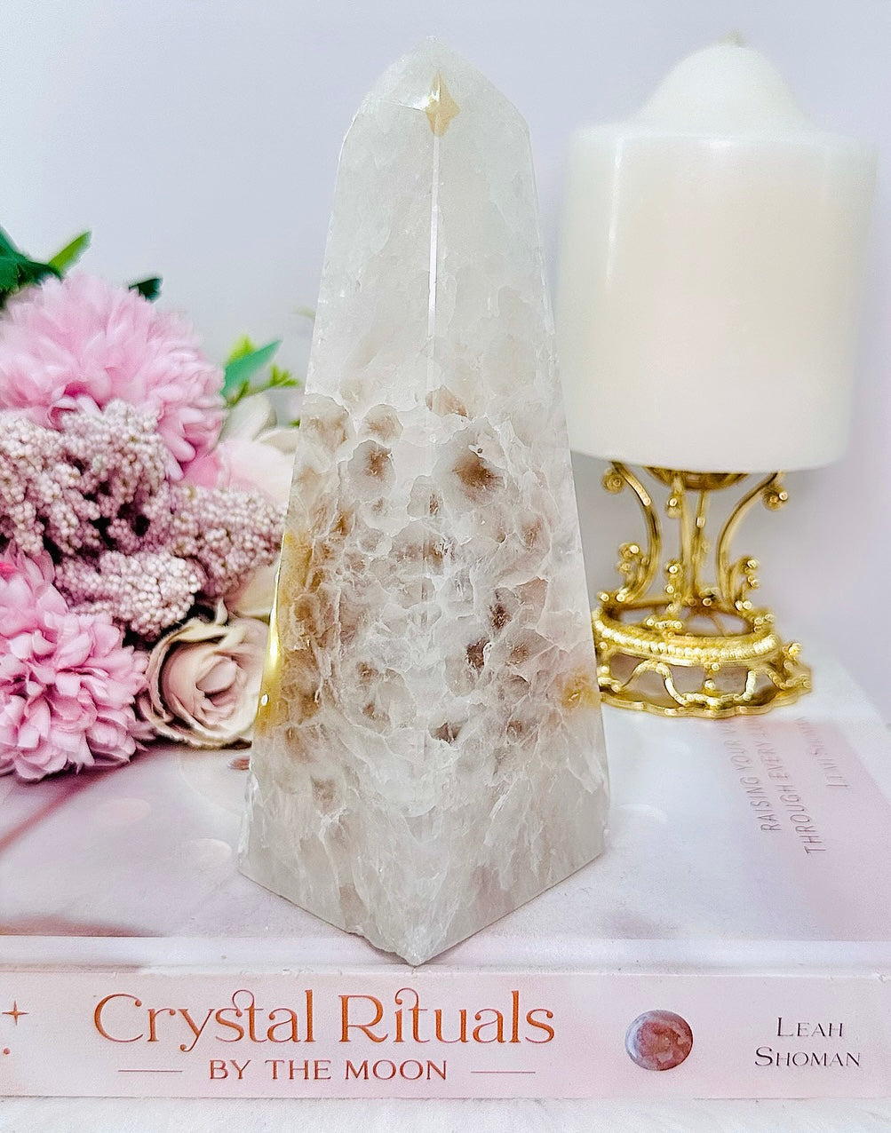 High Grade Large Chunky 561gram Agate Obelisk | Tower