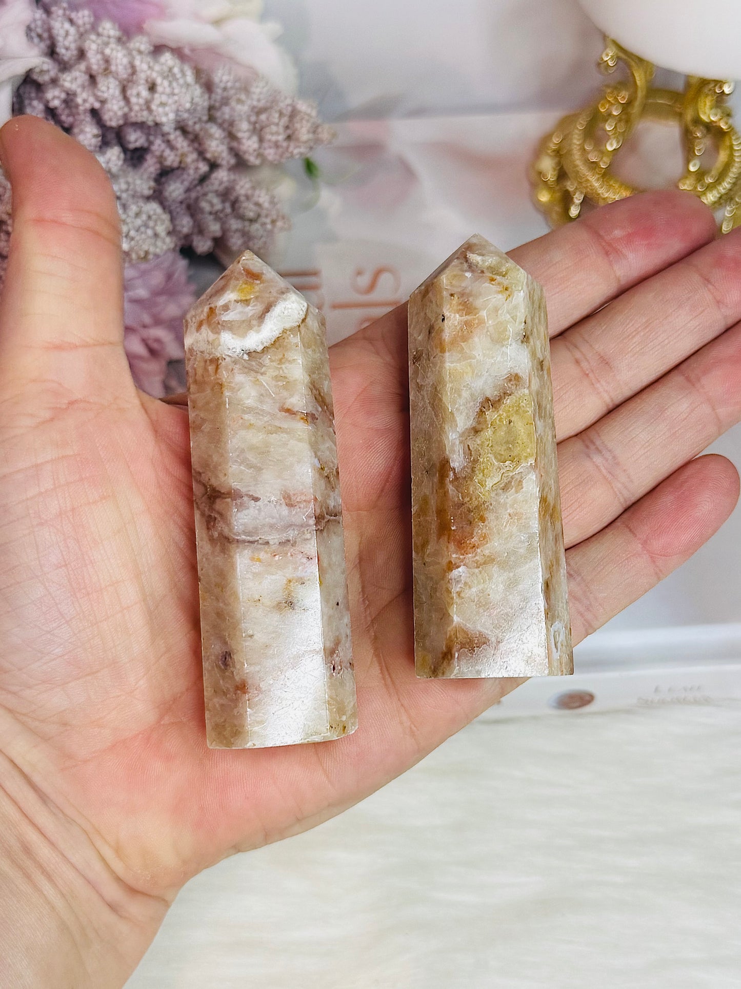 💰💰 DOUBLE DEAL 💰💰 Set Of 2 Jasper Towers 8.5cm