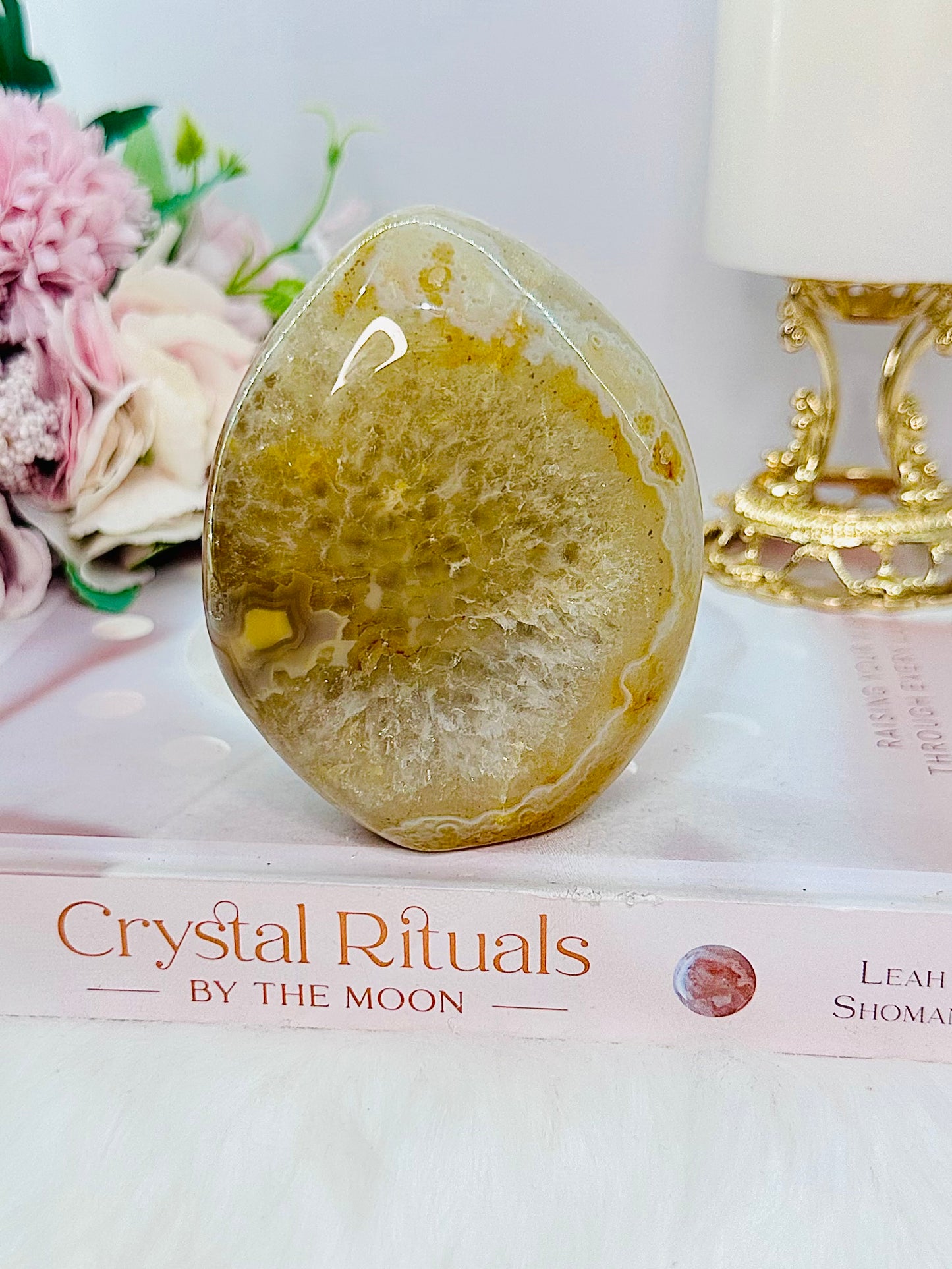 Stunning Druzy Agate Freeform From Brazil 289grams