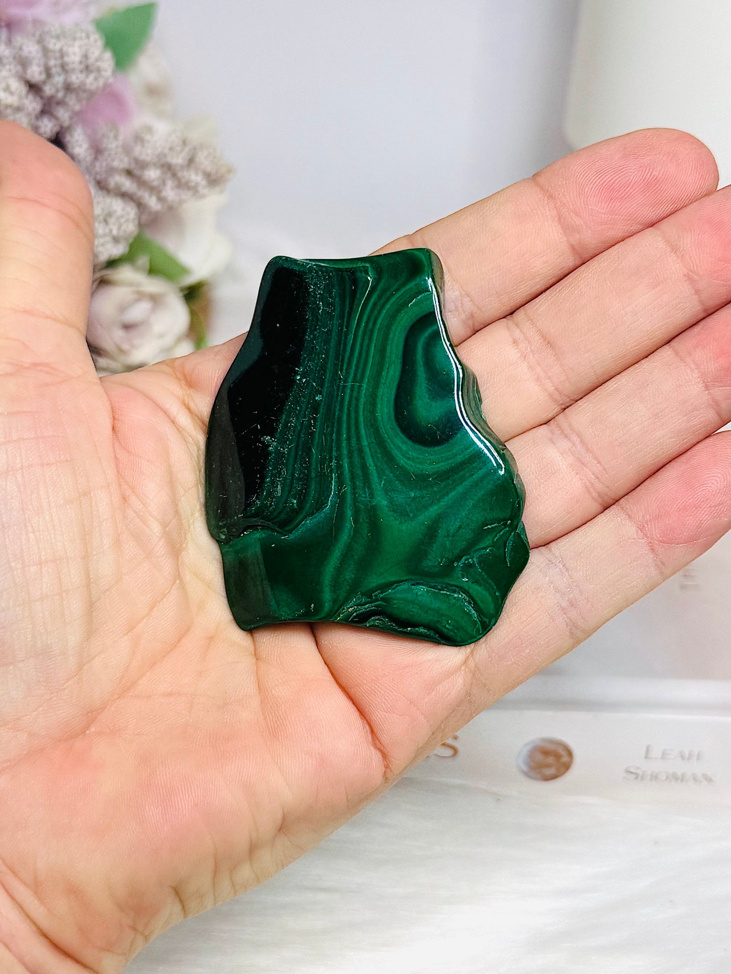 Malachite Slab 6cm