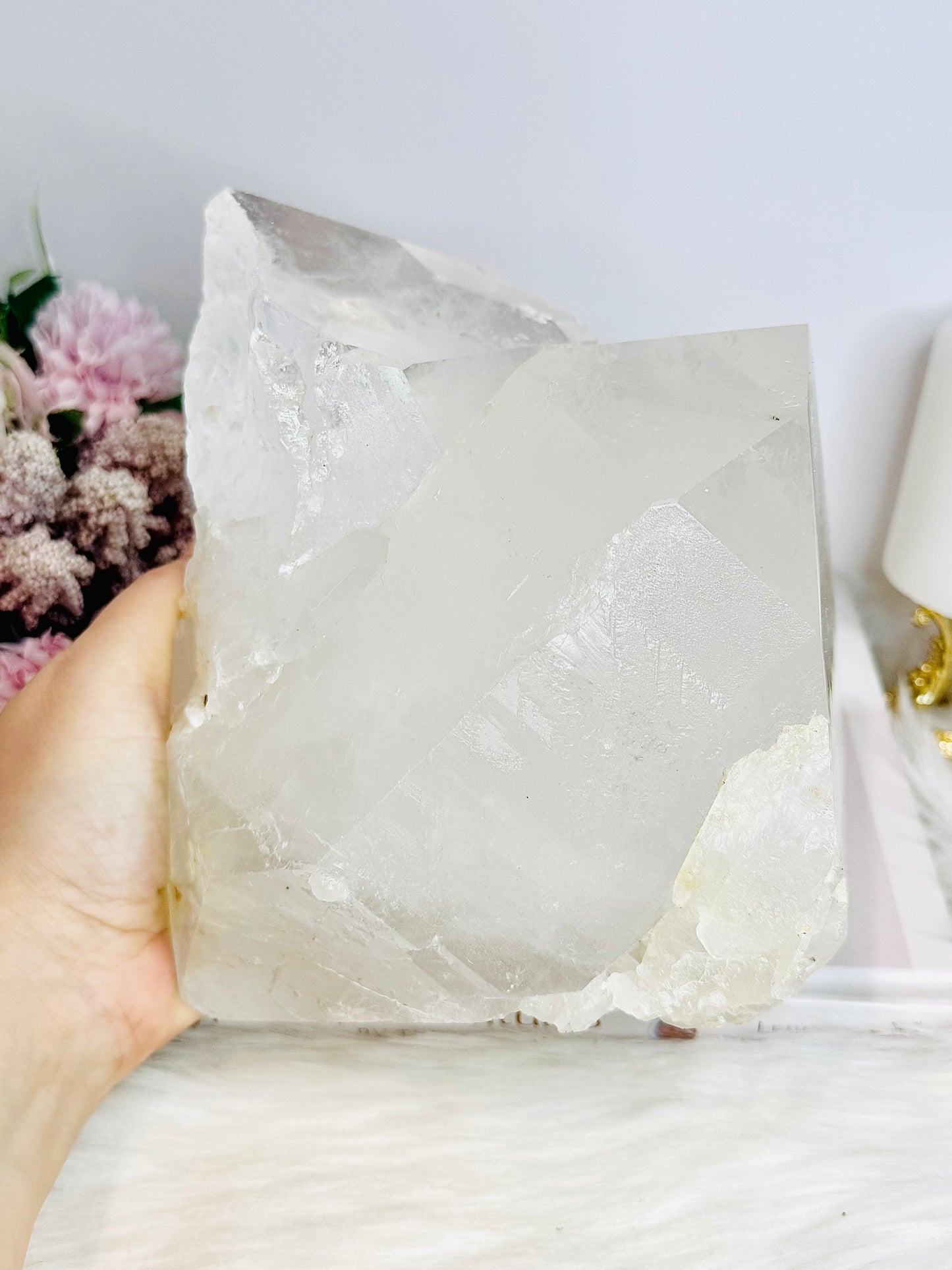 Huge Natural Clear Quartz Specimen 4.28KG