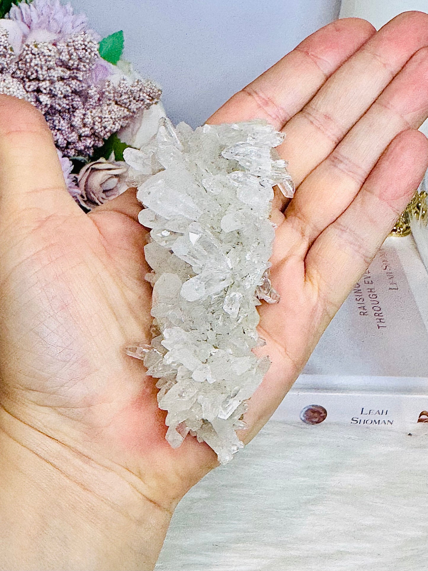 Natural Chrysanthemum Quartz Specimen 10cm