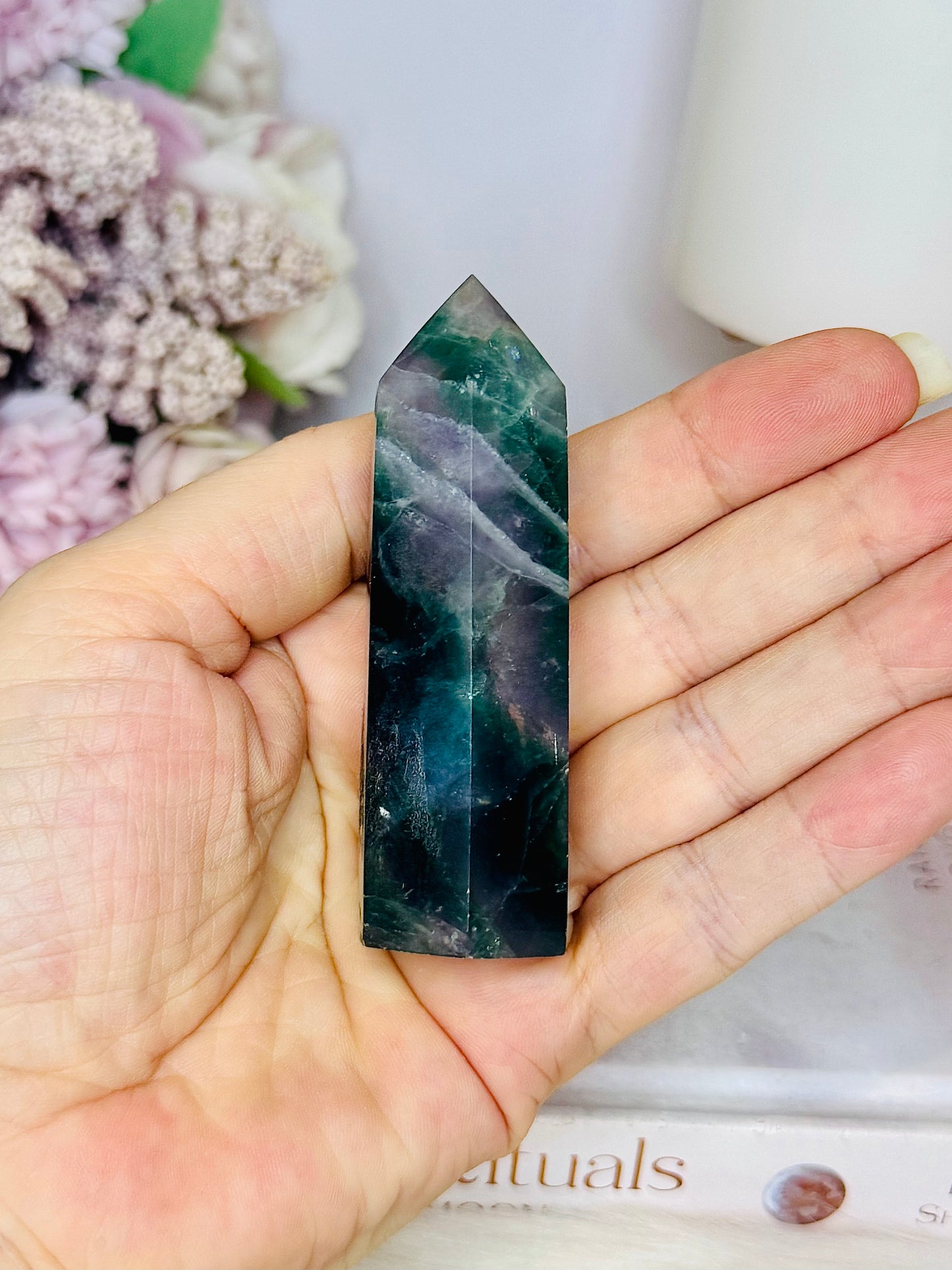 Green Fluorite Tower 8cm