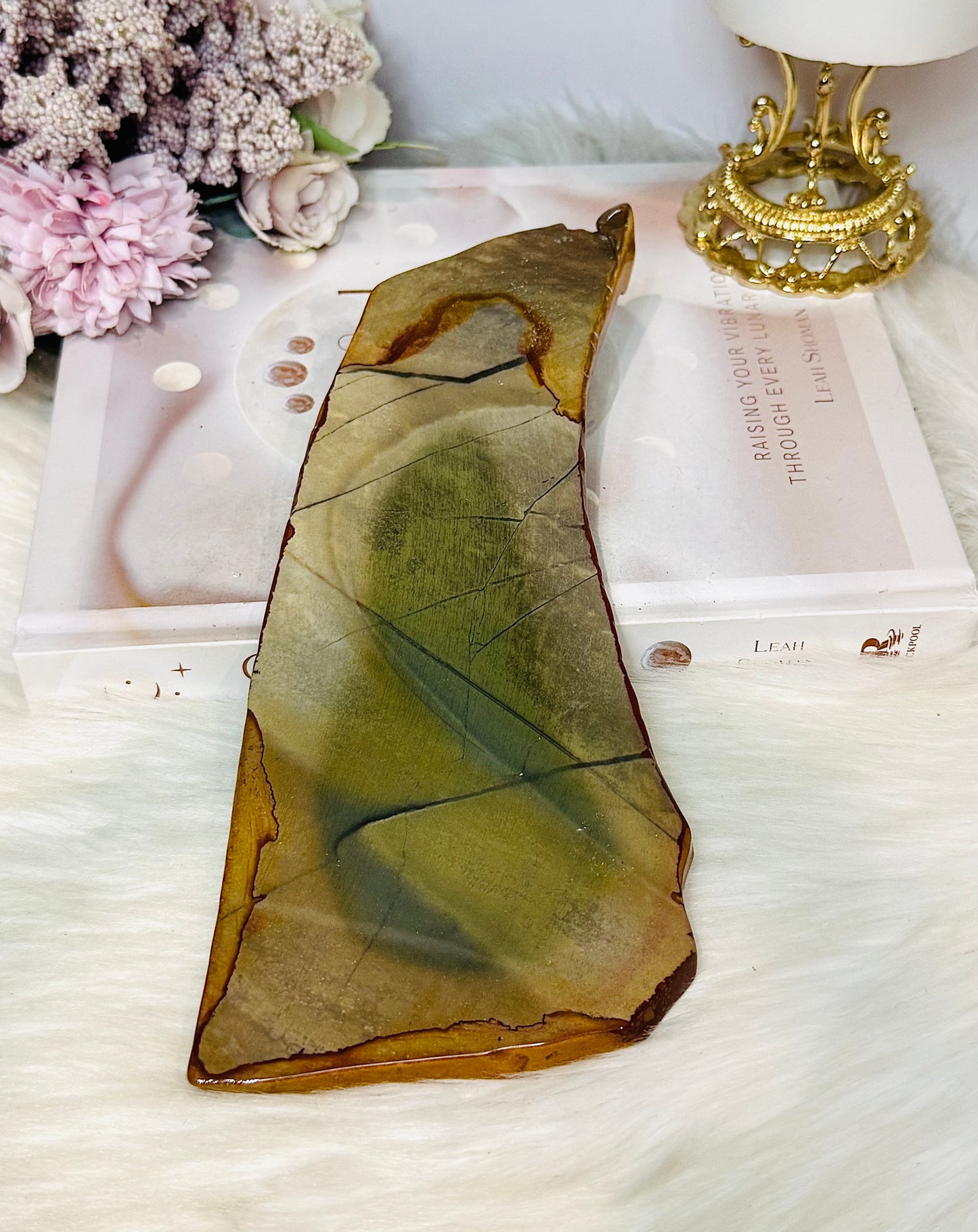 Large Natural Jasper Slab 22cm