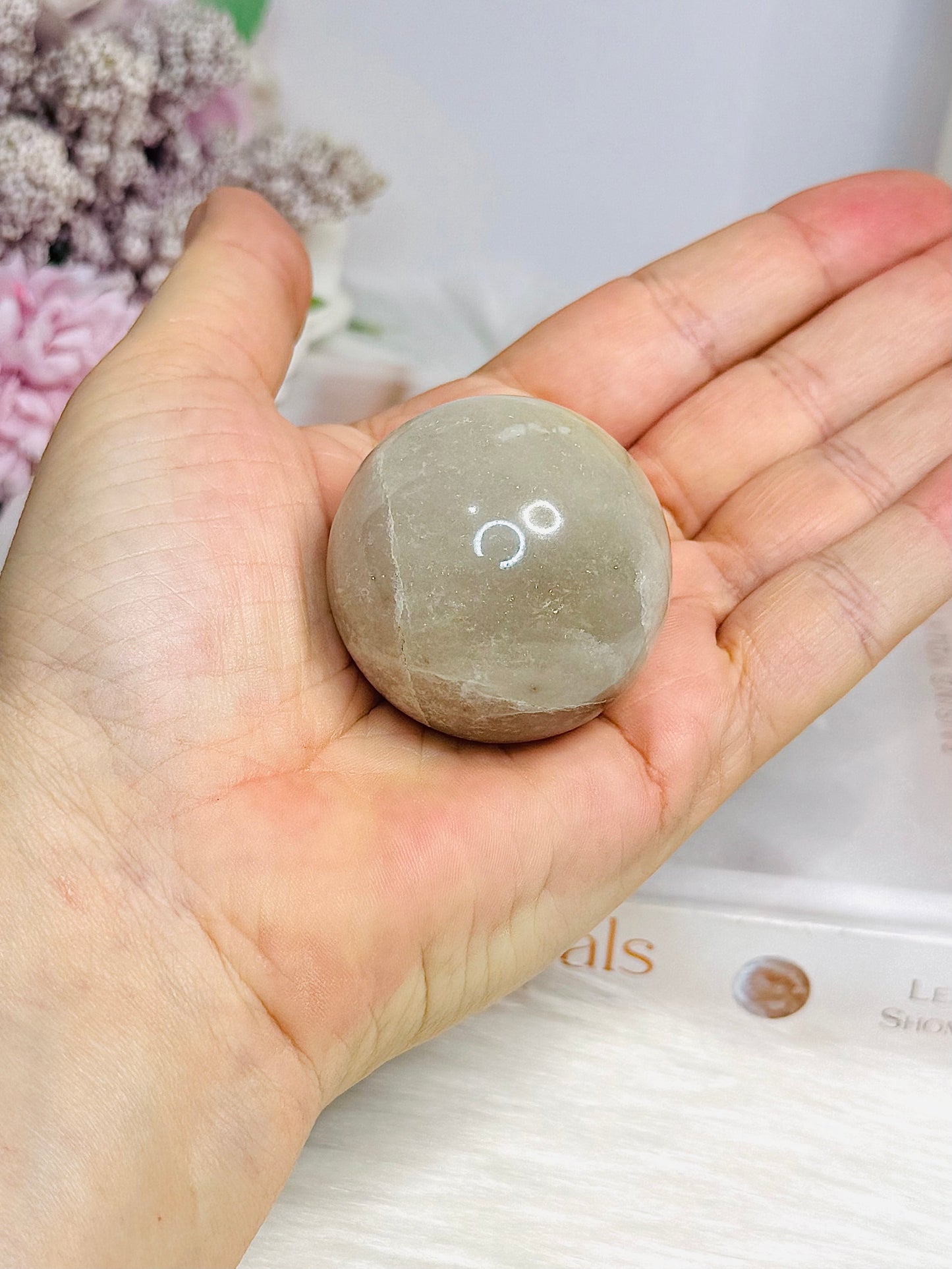 Agate Sphere on Stand 105g