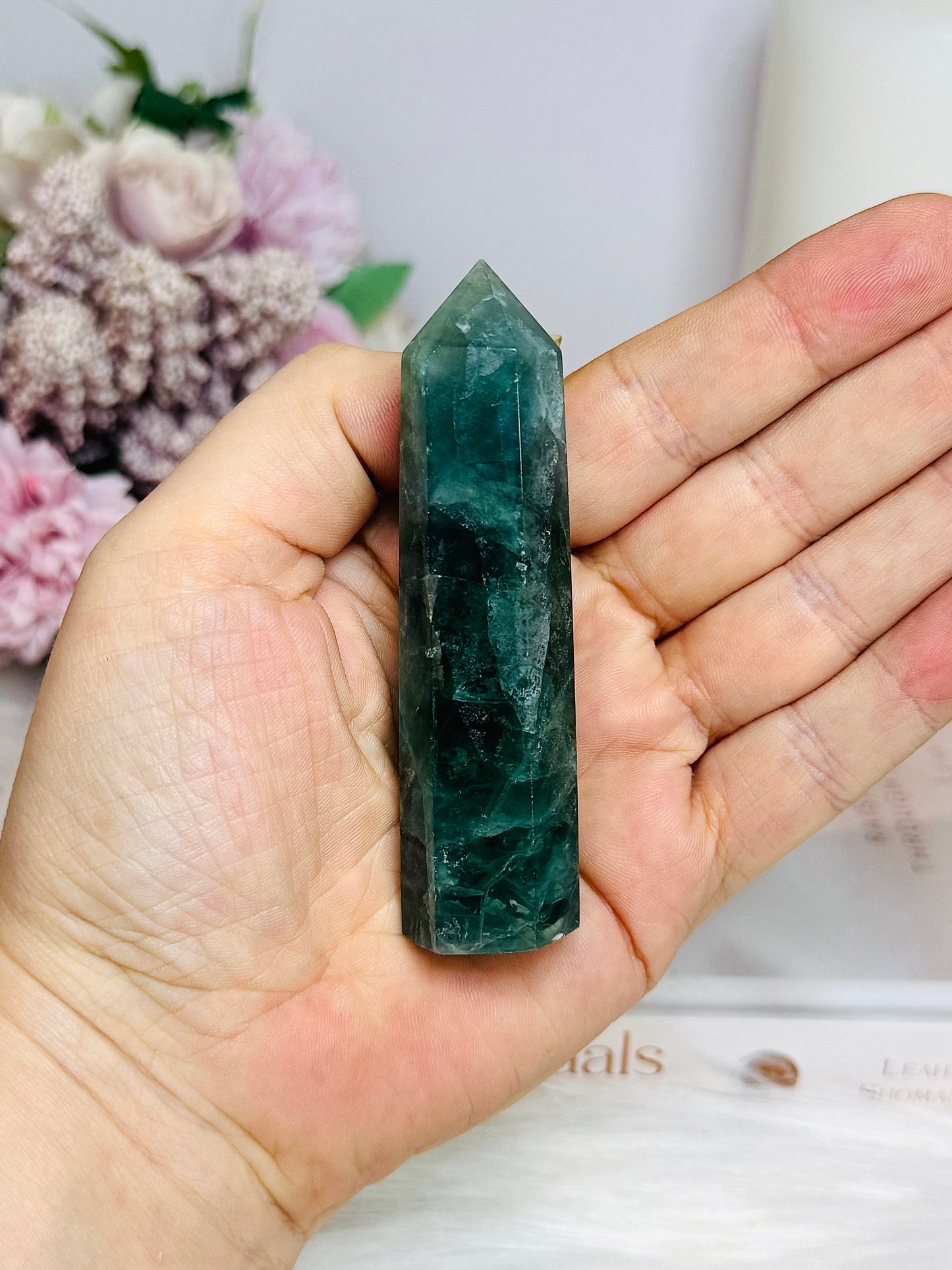 Green Fluorite Tower 8.5cm