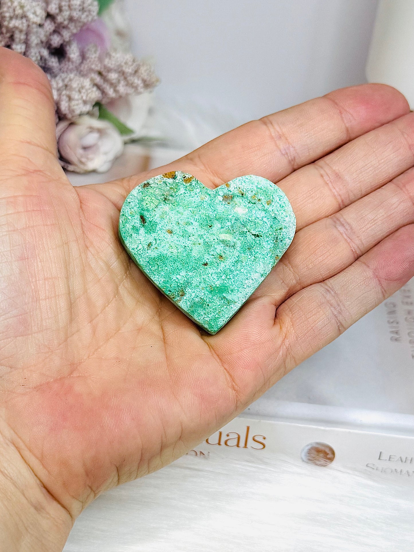 Variscite Carved Heart