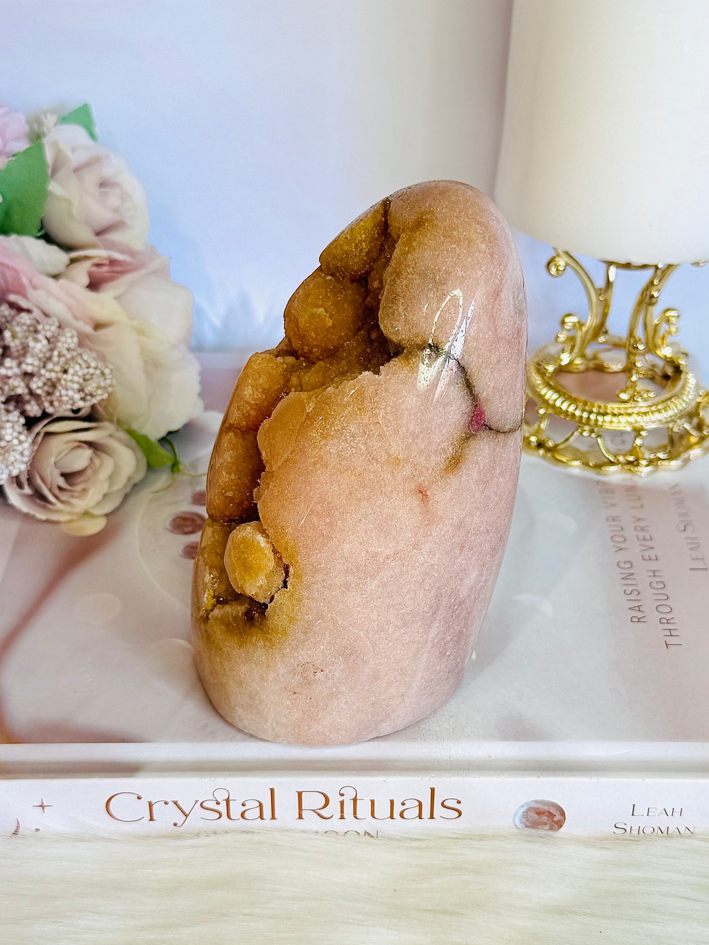 ⚜️ SALE ⚜️ Large Chunky Druzy Pink Amethyst Freeform 760grams