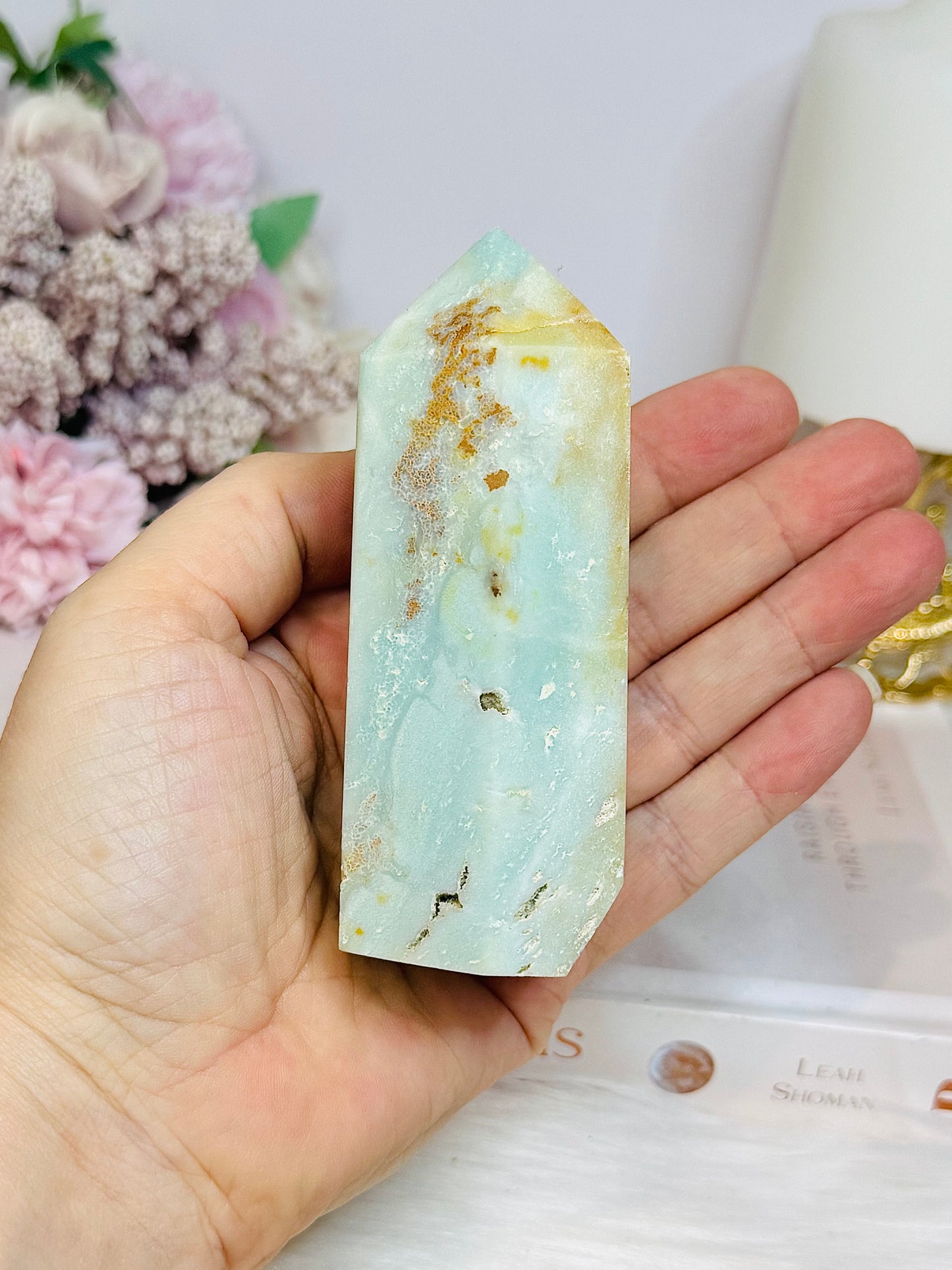 Chunky Sky Blue Quartz Tower 10cm 257g