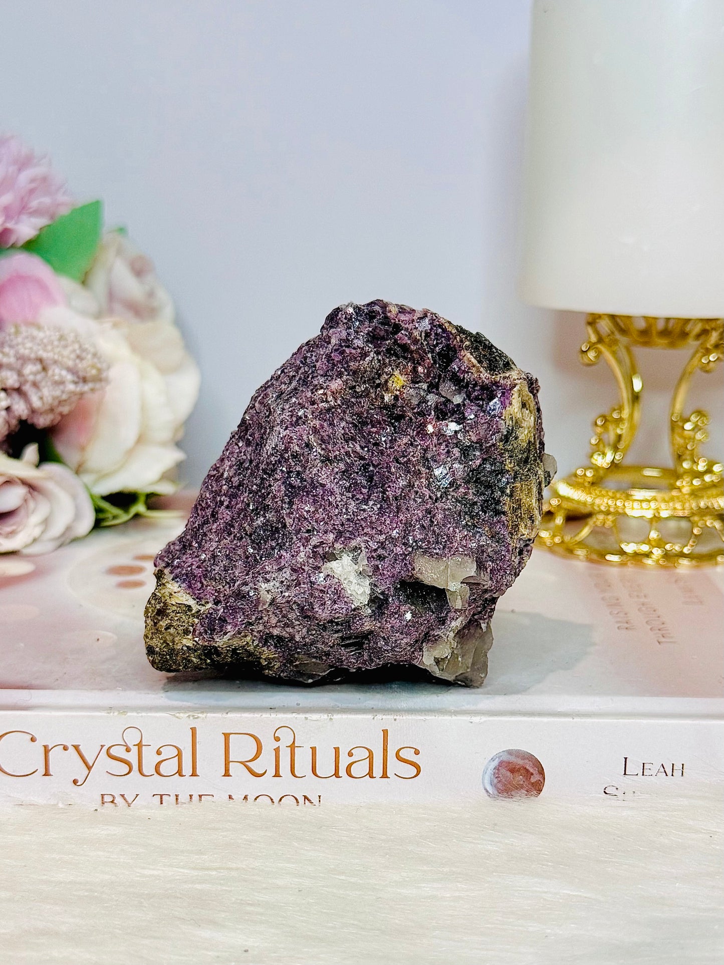 Natural Lepidolite Specimen 352g