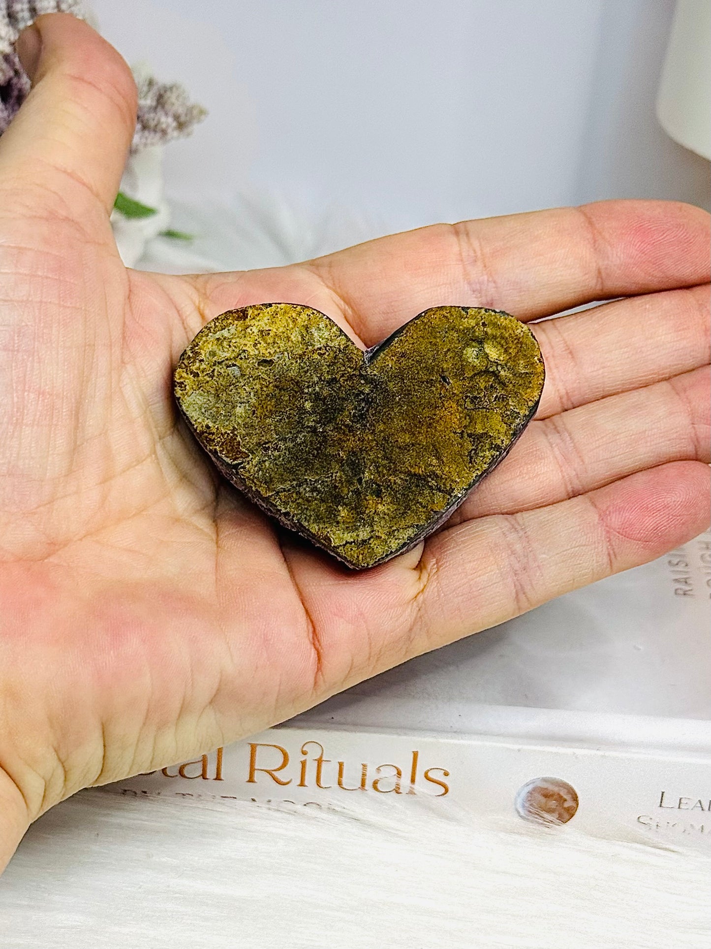 Amethyst Cluster Heart 6cm