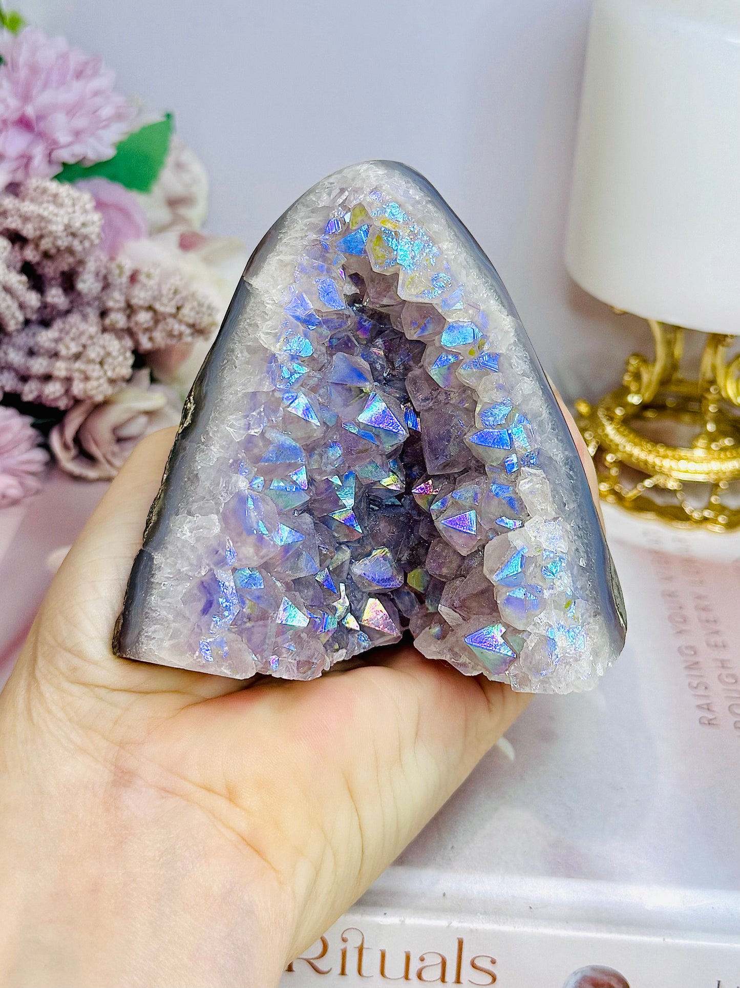 Druzy Angel Aura Amethyst Cave | Freeform 401g