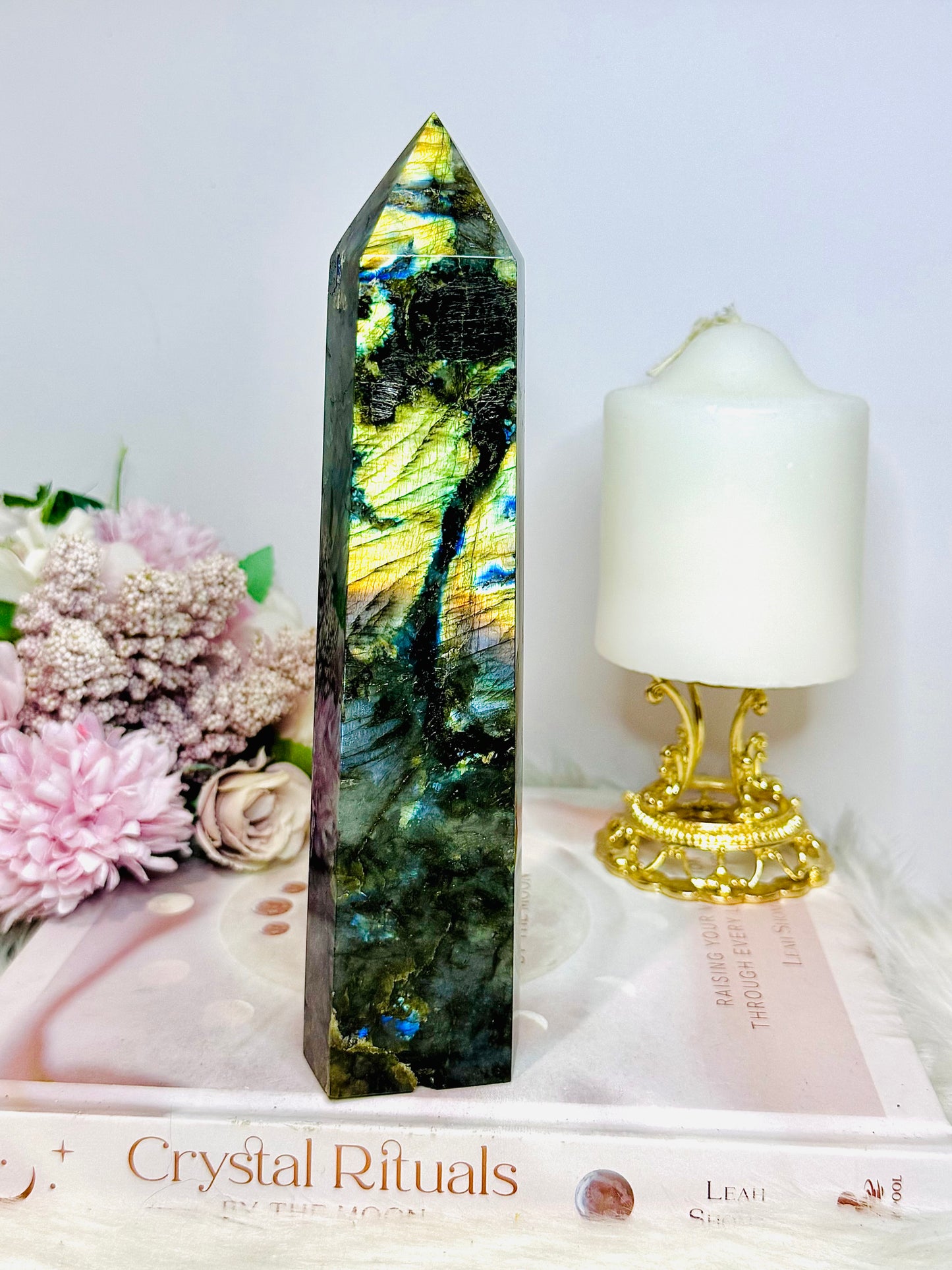 Large Labradorite Tower Full of Flash 20cm 799g