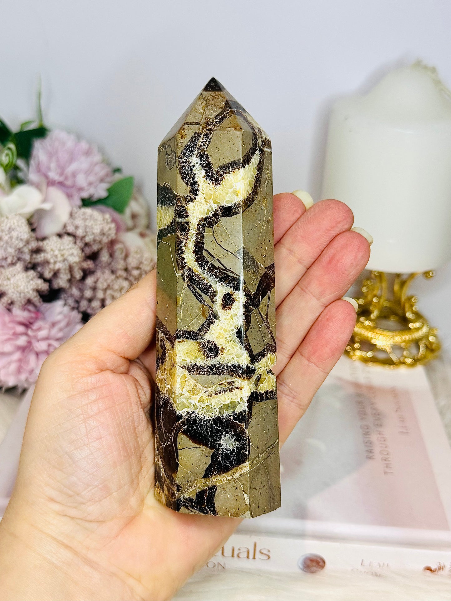 Large 15cm Septarian Tower