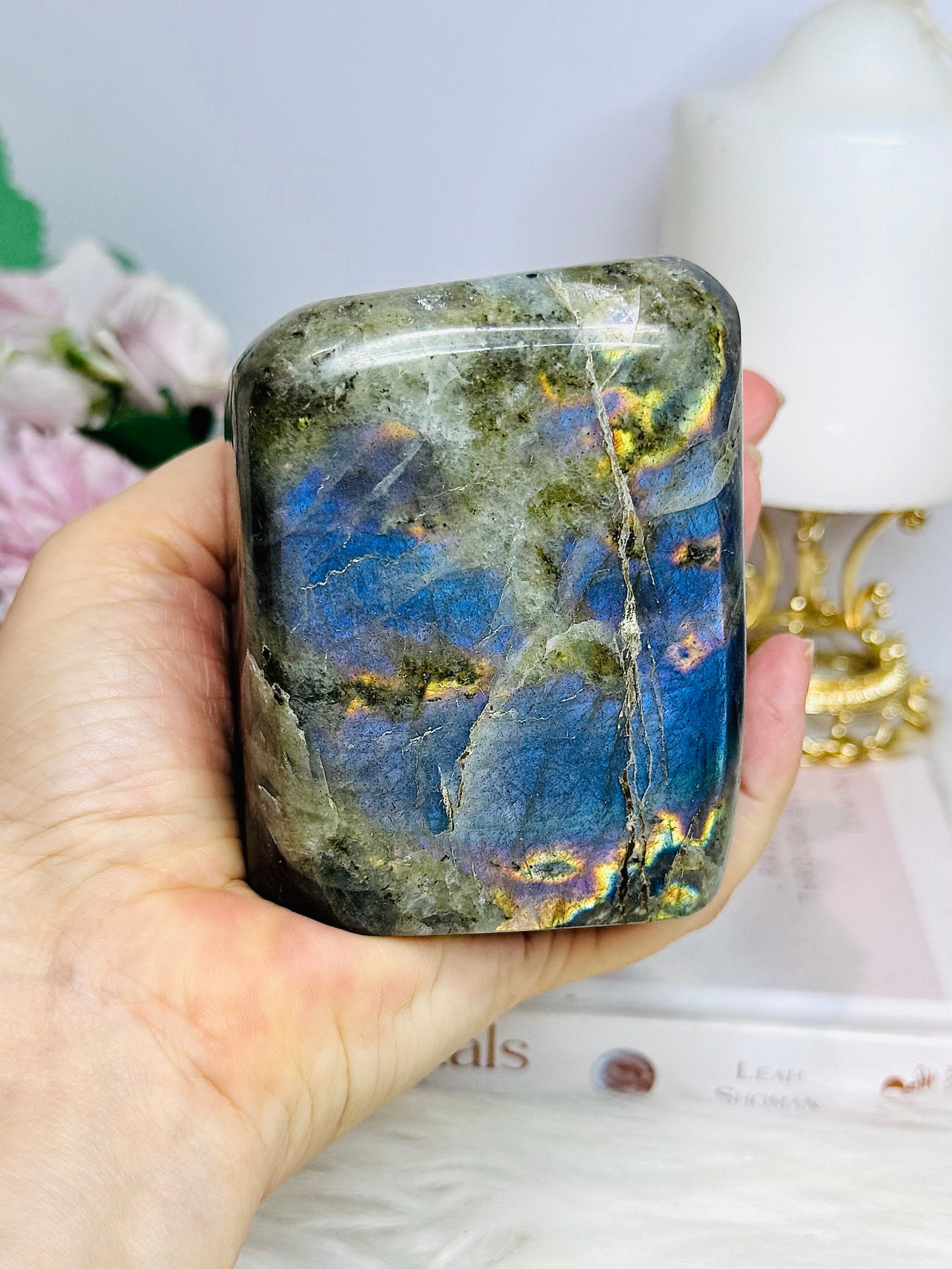 Chunky Labradorite Polished Freeform 9cm 649g