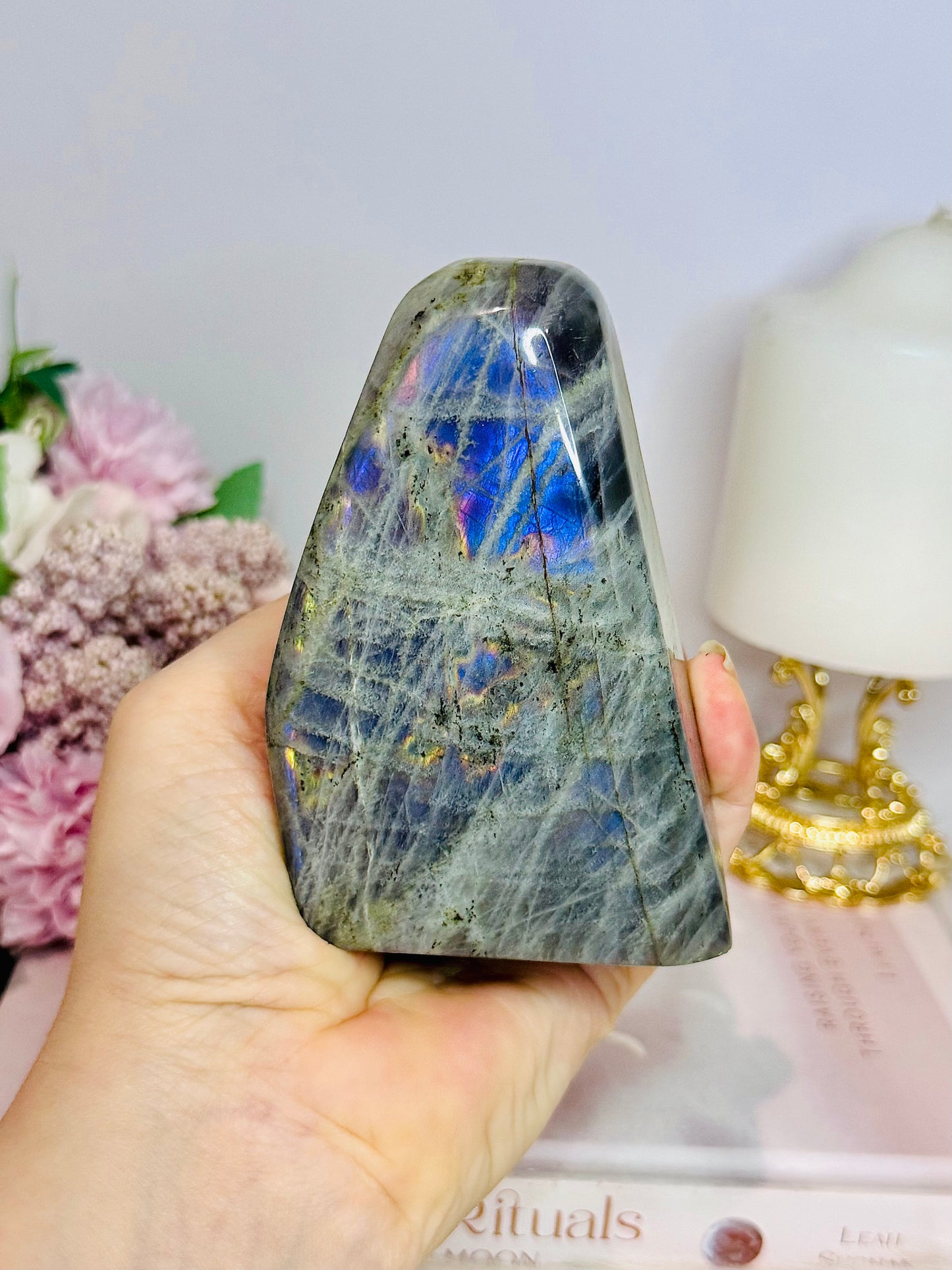 Natural Labradorite Freeform 11cm 381grams