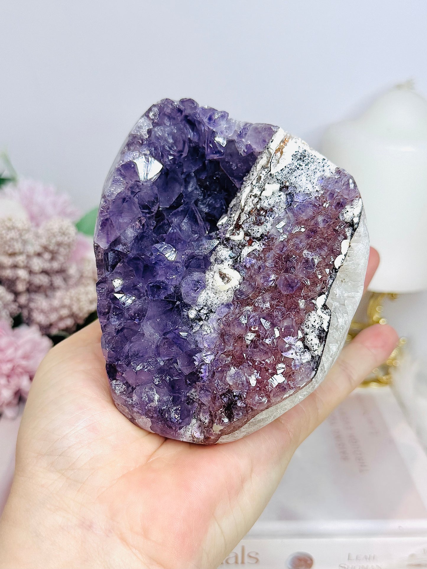 Large High Grade Amethyst Base Cut Cluster | Freeform 808g