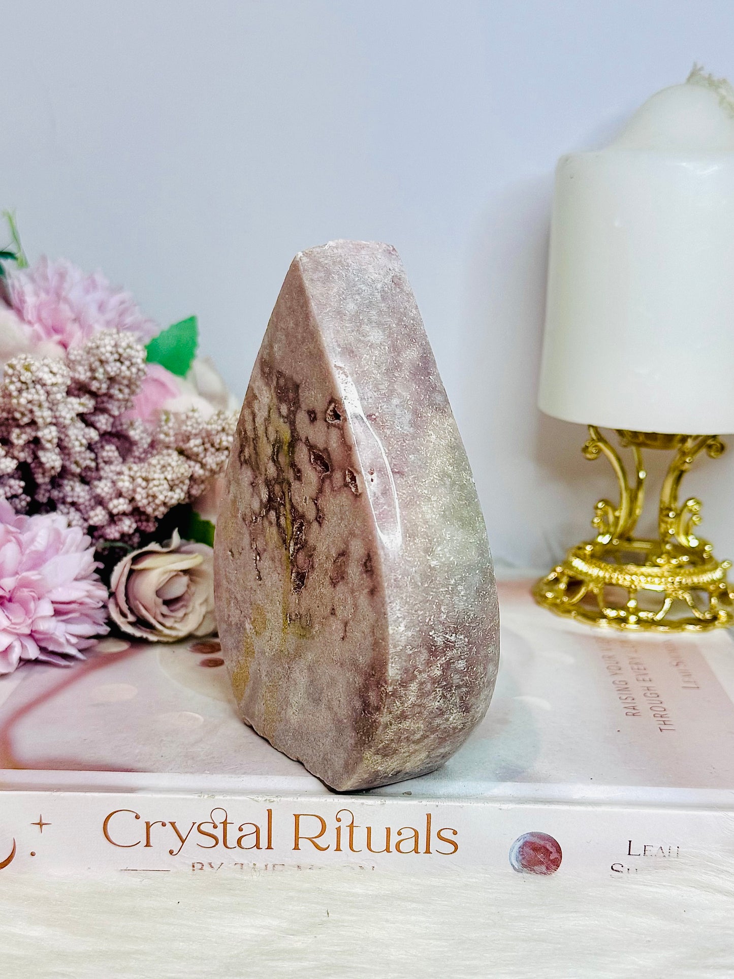 Large Pink Amethyst Druzy Flame | Freeform 464g