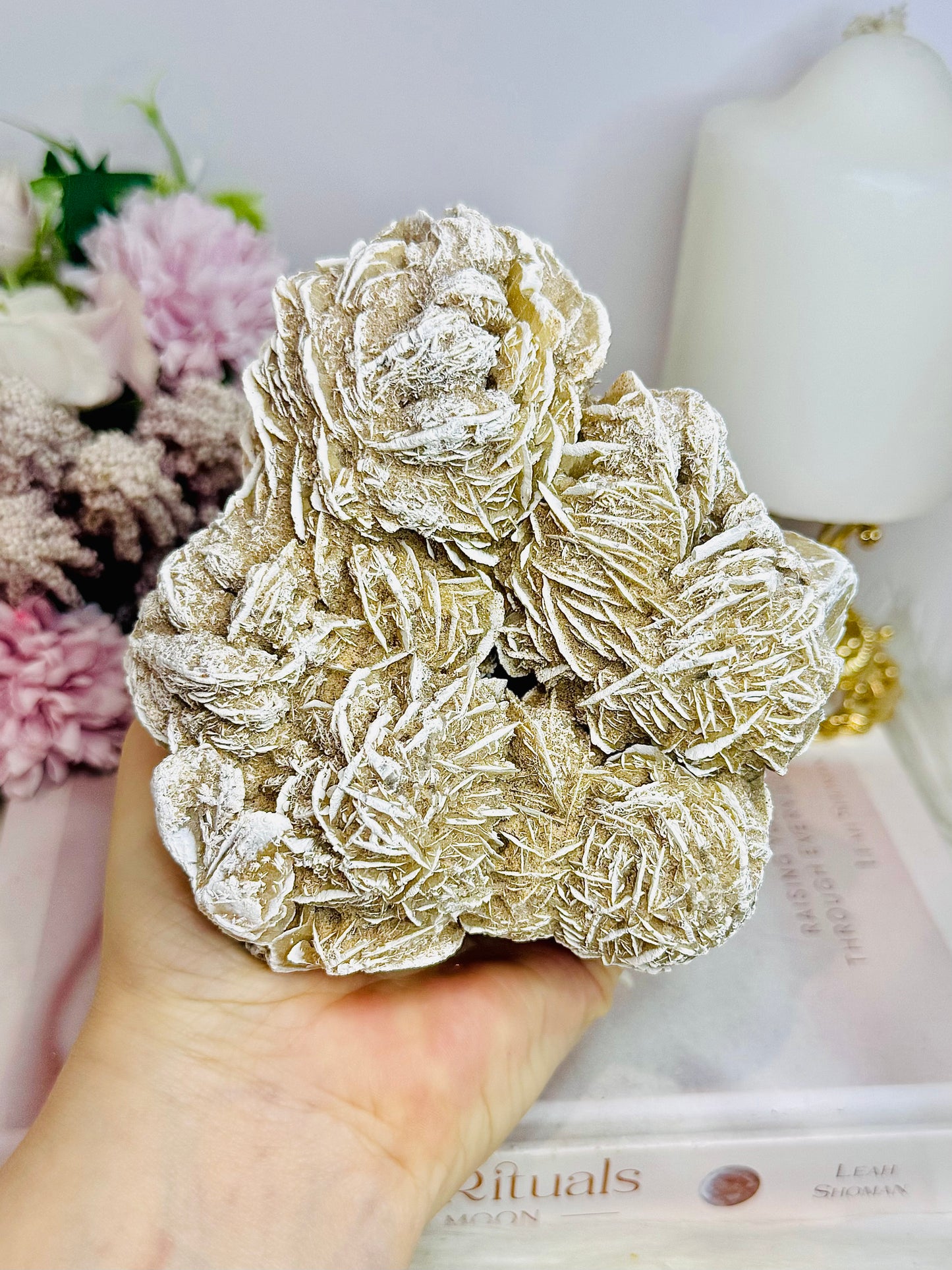 Natural Large Desert Rose Selenite Specimen 640g