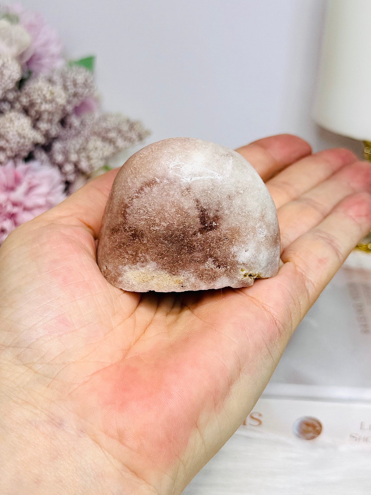 Pink Amethyst Druzy Freeform 116g