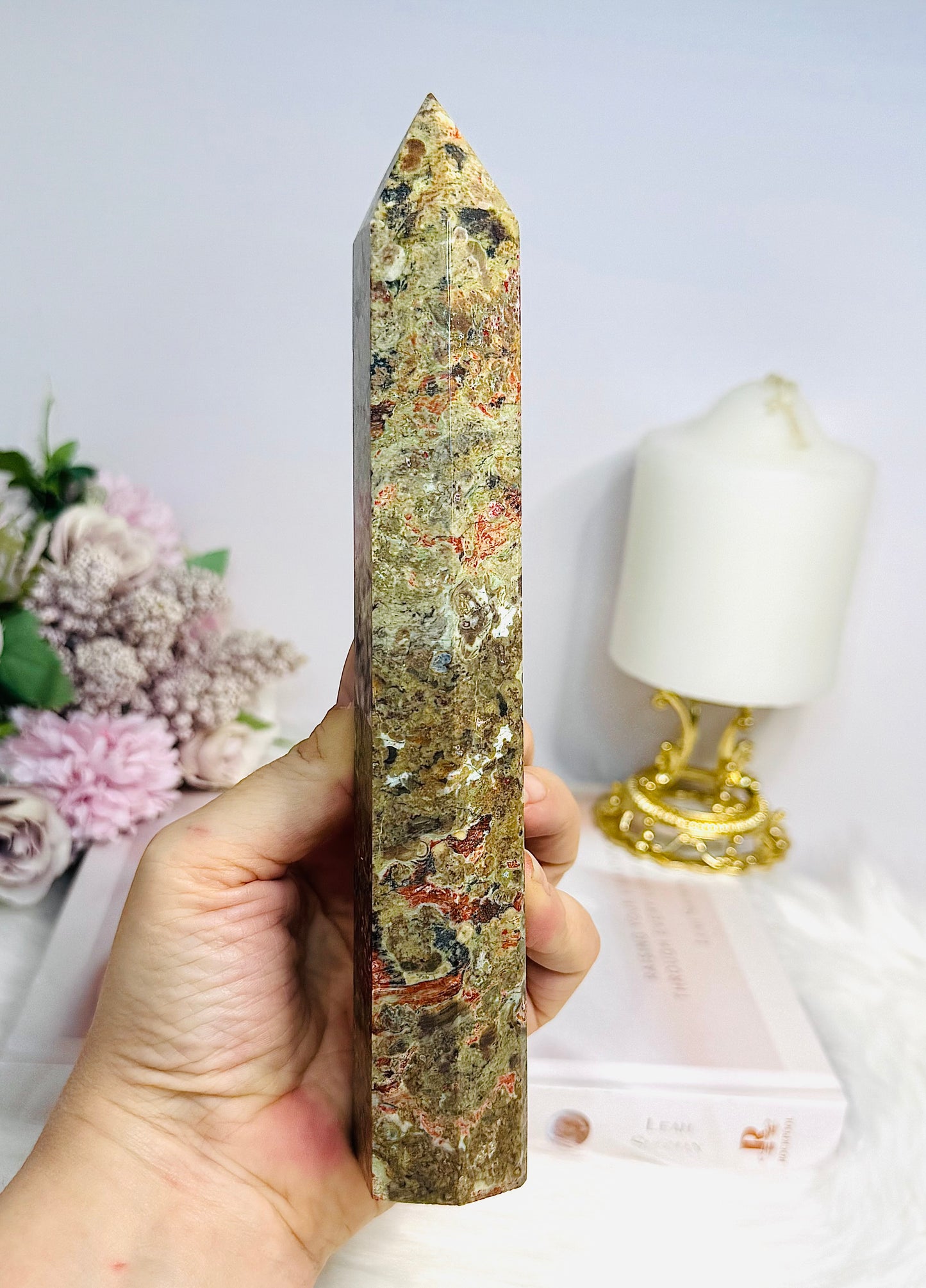 Large Agate Tower 20cm
