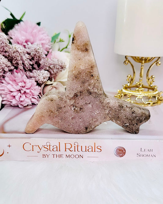 Pink Amethyst Chunky Bird From Brazil 13cm